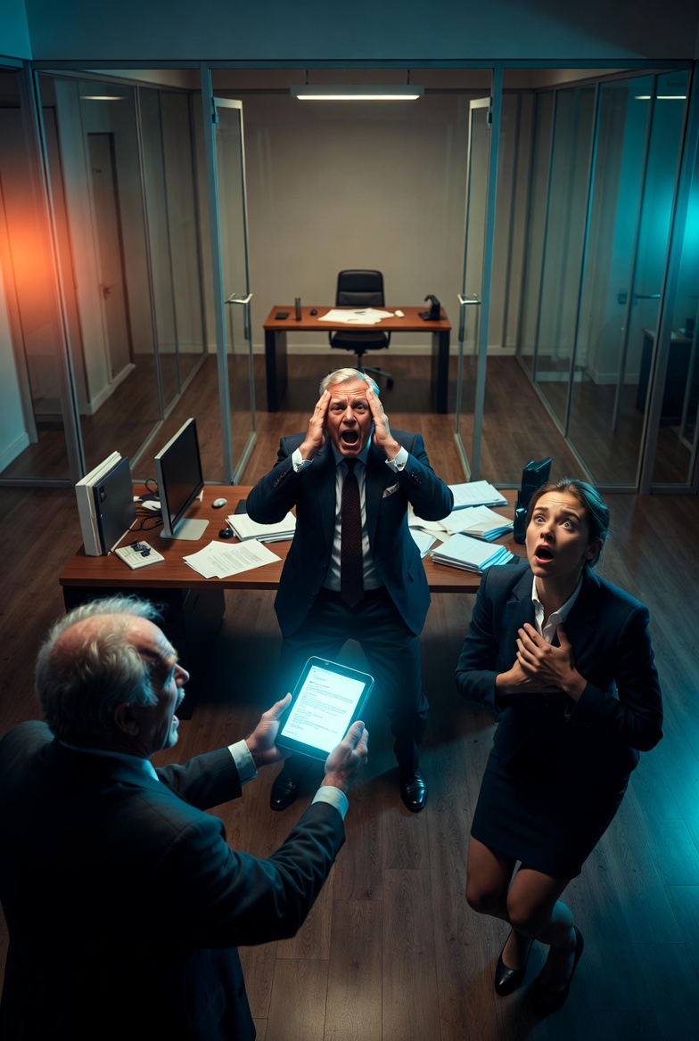 Mój ojciec zawiesił mnie, dopóki nie przeprosiłem siostry. Powiedziałem tylko: „w porządku”. Następnego ranka uśmiechała się krzywo, dopóki nie zobaczyła mojego pustego biurka i listu rezygnacyjnego. Wbiegł blady prawnik firmy: „powiedz, że tego nie wysłałeś”. Uśmiech mojego ojca zniknął na miejscu…