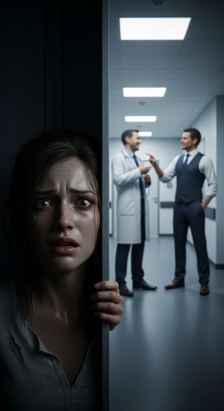 Pobiegłam do męża na salę operacyjną. Nagle pielęgniarka szepnęła mi: „Szybko, proszę pani, schowaj się i zaufaj mi! To pułapka!”. A dziesięć minut później… zamarłam, gdy go zobaczyłam. Okazało się, że…