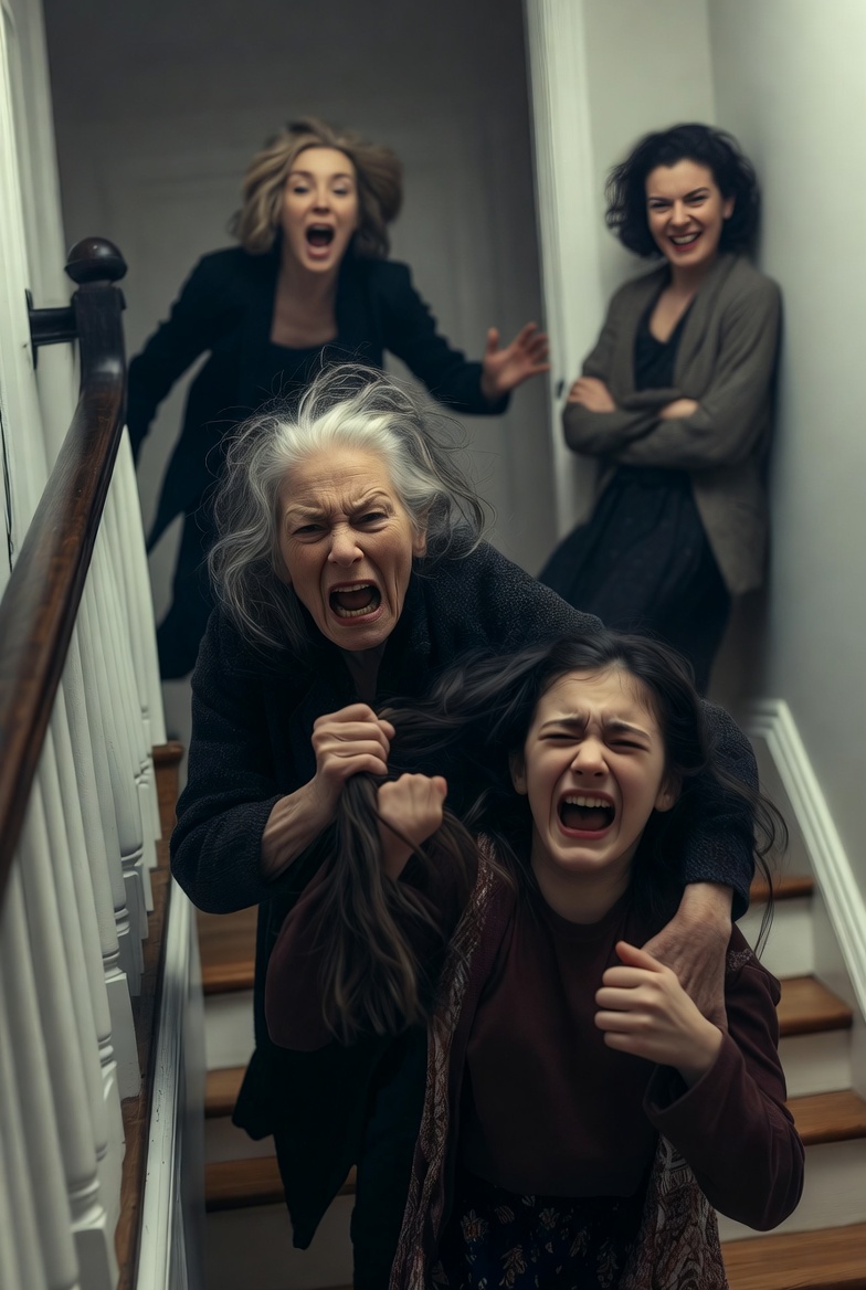 My own sister s;to;le $200 from mom’s purse – then blamed my innocent 12-year-old daughter! Mom believed her instantly, went crazy with ra;ge, and screa;m;ed th;ie;f girl! give the money back! She gra;b;bed my cry;i;ng lit;t;le girl by the hair, dra;g;ged her down the stairs while she screa;m;ed in p;ai;n, and t;hre;w her to the bottom. I warned them they’d regret it… and when I took my revenge, they trembled…