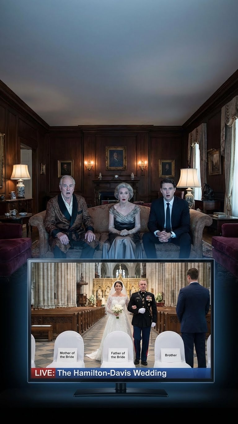 „Wyjść za mąż za marynarza? Jakież to żenujące” – zadrwili moi rodzice. Mój brat się roześmiał: „Kto w ogóle przyszedłby na ten ślub?”. Odwrócili się plecami. Szłam do ołtarza… sama. Aż do momentu, gdy nasz ślub wyemitowano w telewizji ogólnopolskiej. Ich telefony wybuchły.