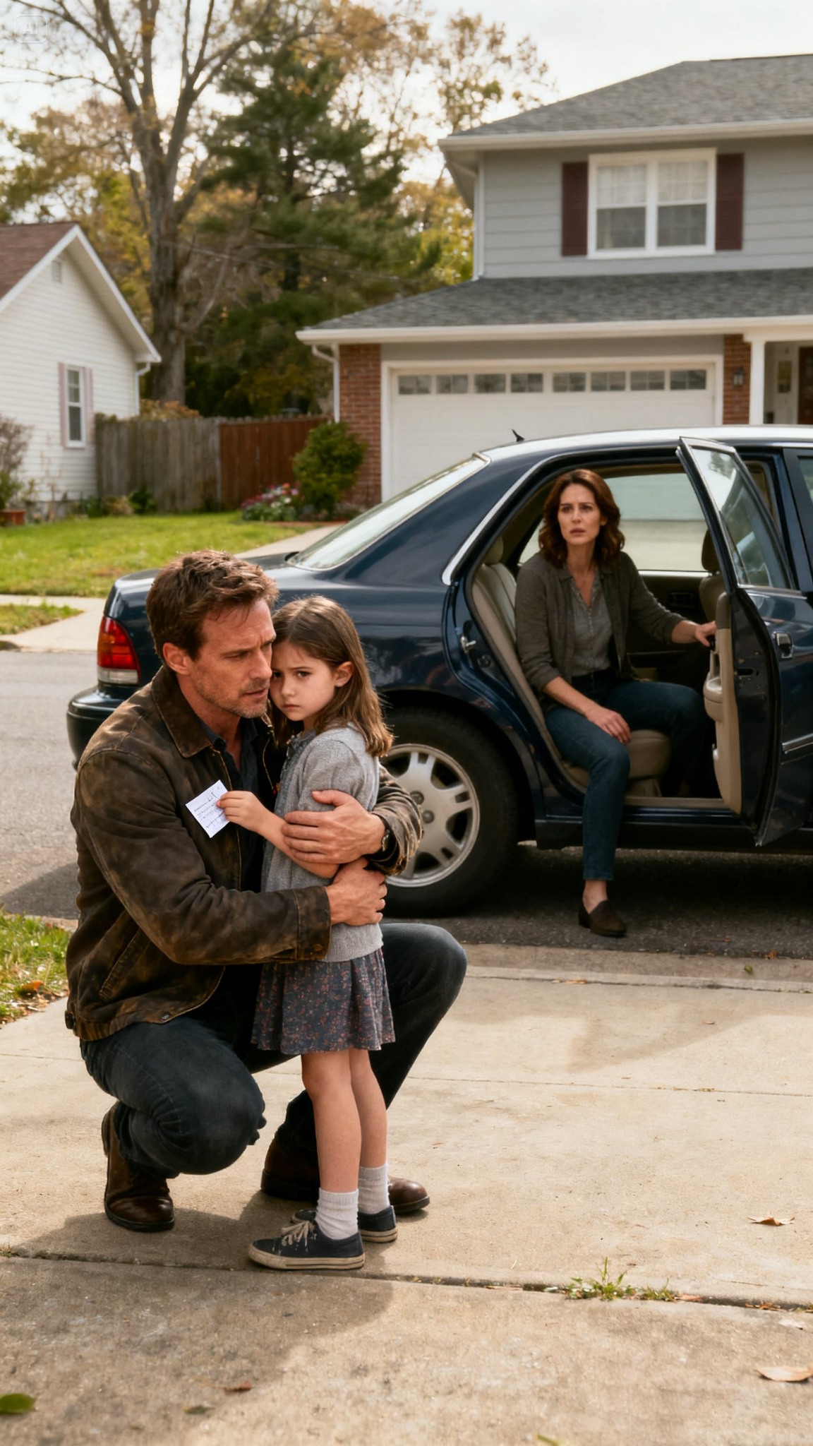 Kiedy odprowadziłem siedmioletnią córkę do samochodu mamy na weekendową wizytę, wsunęła mi do kieszeni karteczkę. „Nie czytaj, dopóki mnie nie będzie”. Odczekałem pięć minut i otworzyłem. „Tato, sprawdź dziś wieczorem pod łóżkiem. Babcia coś tam schowała”. Wbiegłem do domu i podniosłem materac. To, co znalazłem, sprawiło, że natychmiast zadzwoniłem pod numer alarmowy.