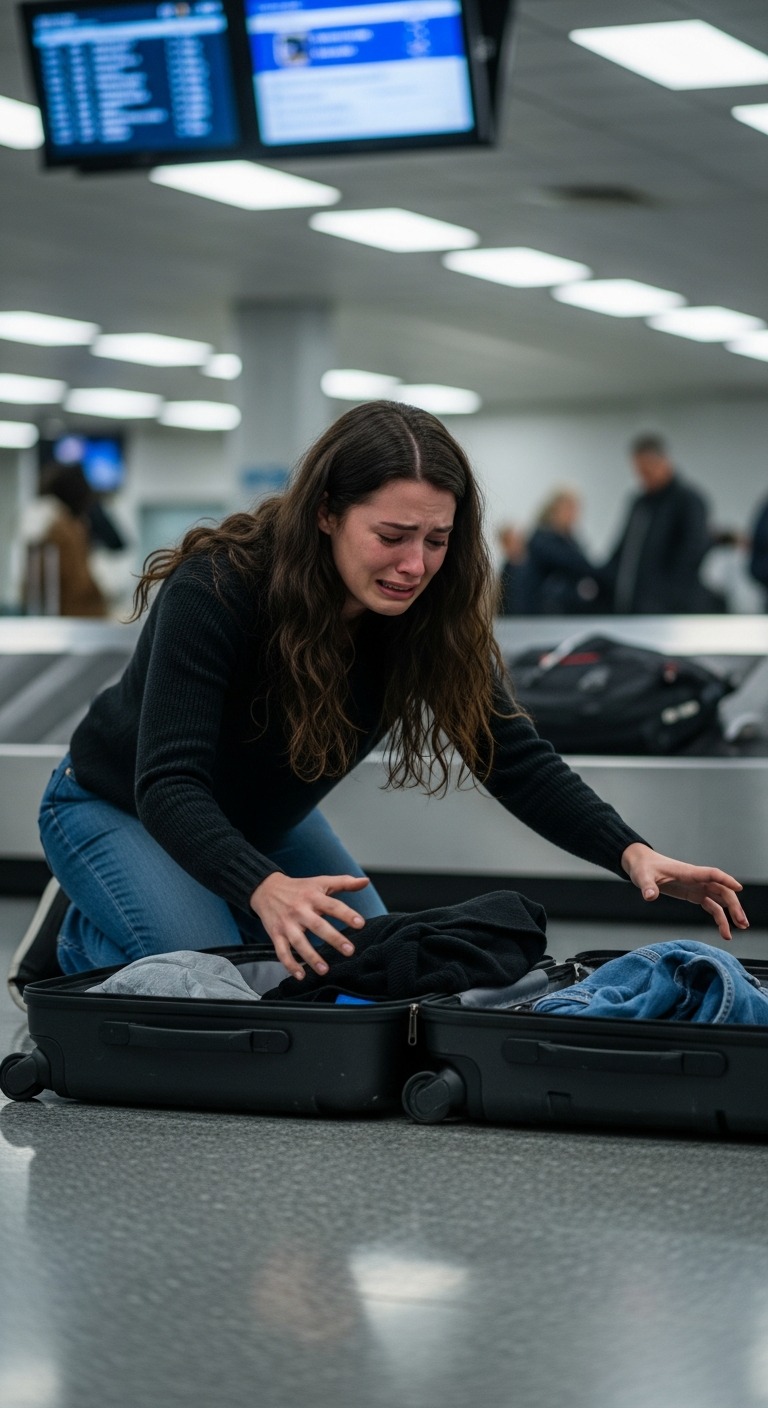 Napisałam SMS-a do czatu rodzinnego: „Lot o 17:00 – czy ktoś może mnie odebrać?”. Właśnie pochowałam męża za granicą. Brat odpisał: „Jesteśmy zajęci – spróbujcie Ubera”. Mama dodała: „Czemu nie zaplanowaliście tego lepiej?”. Odpisałam po prostu: „Spokojnie”. To, co zobaczyli w wiadomościach tego wieczoru, sprawiło, że odłożyli telefony…