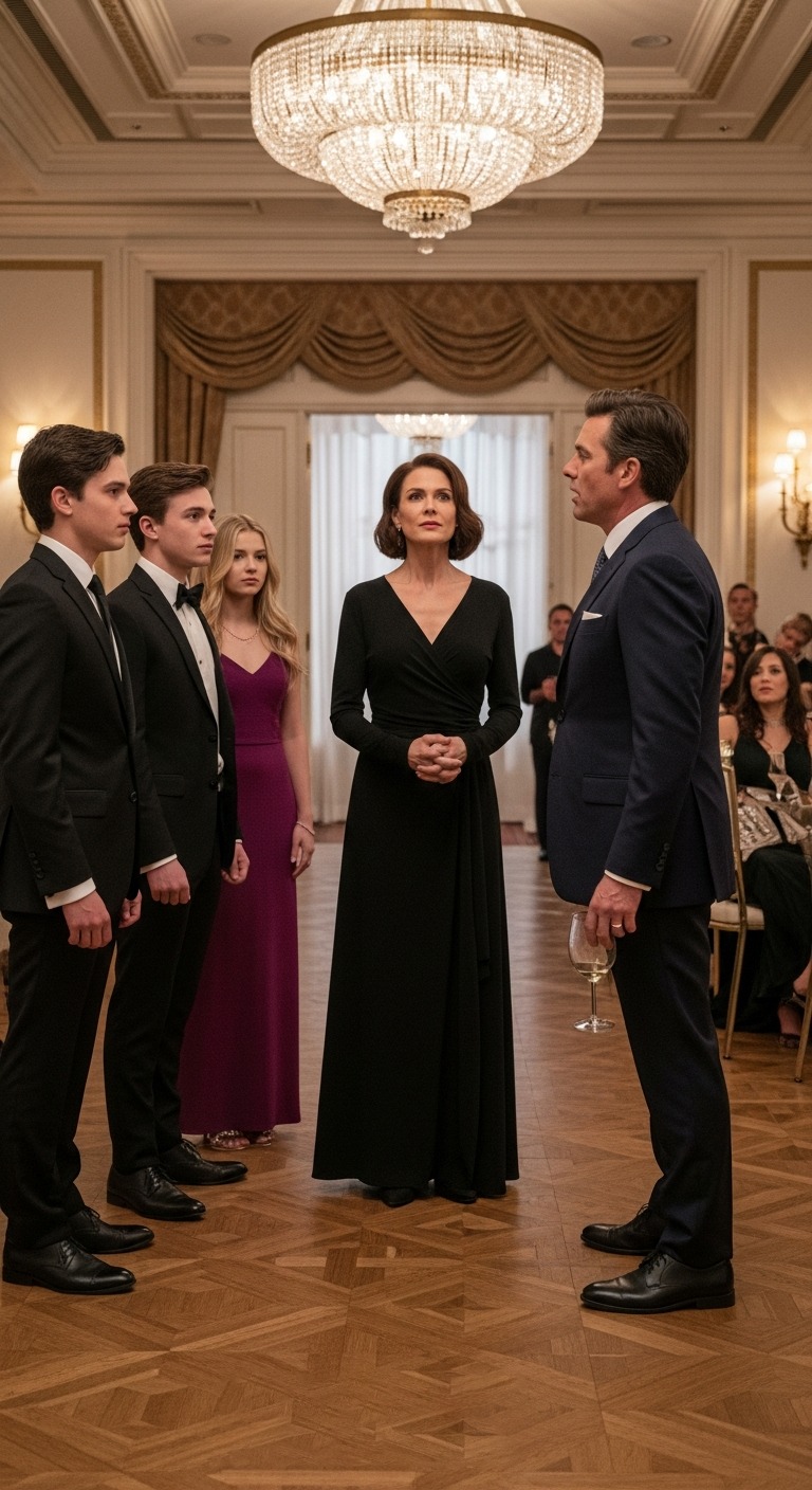 Mój były mąż mnie zostawił, bo nie mogłam mieć dzieci — 17 lat później weszłam na jego galę z czterema twarzami, których się nie spodziewał