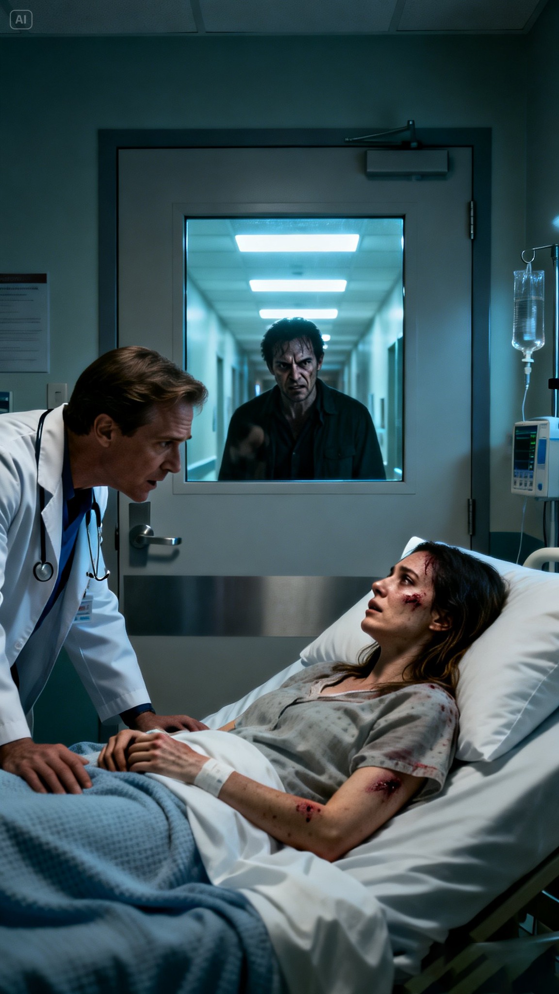 Mój mąż bił mnie codziennie. Pewnego dnia, kiedy zemdlałam, zabrał mnie do szpitala, twierdząc, że spadłam ze schodów. Ale zamarł, gdy lekarz…