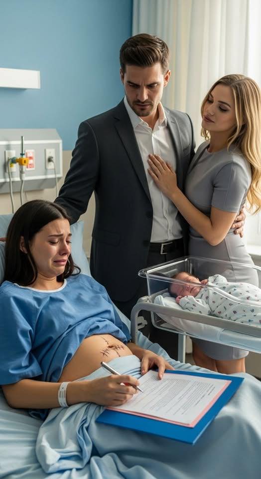 „Podpisz papiery rozwodowe natychmiast! Mam dość patrzenia na twoje napęczniałe, poplamione mlekiem ciało! Potrzebuję młodej żony-trofeum, godnej mojego statusu prezesa”. Mój mąż rzucił mi papiery rozwodowe w twarz, gdy wciąż krwawiłam po nagłym cesarskim cięciu. Nie wiedział, że tytuł prezesa to tylko marionetka, którą sobie wykreowałam, a ja byłam prawdziwym prezesem, do którego należałam.