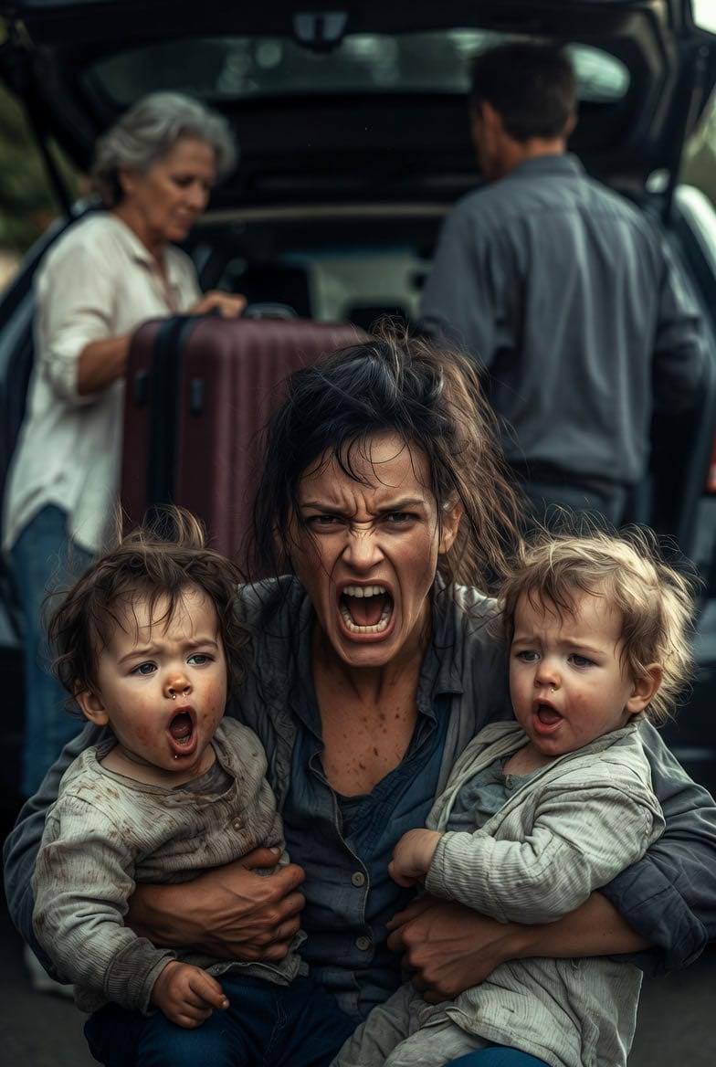 Mama błagała mnie, żebym wróciła do domu na święta. Po 10 godzinach lotu otworzyła drzwi – bez powitania, bez uścisku. Po prostu: „Będziesz niańczyć dzieci brata. Jedziemy na rodzinną wycieczkę”. Mój brat się roześmiał. „Nie wycierajcie jej nosa, dzieciaki”. Wszyscy się roześmiali. Uśmiechnęłam się tylko i powiedziałam jedno… i wtedy oszaleli. Mama szeptała: „Nie… nie… nie ma mowy”.