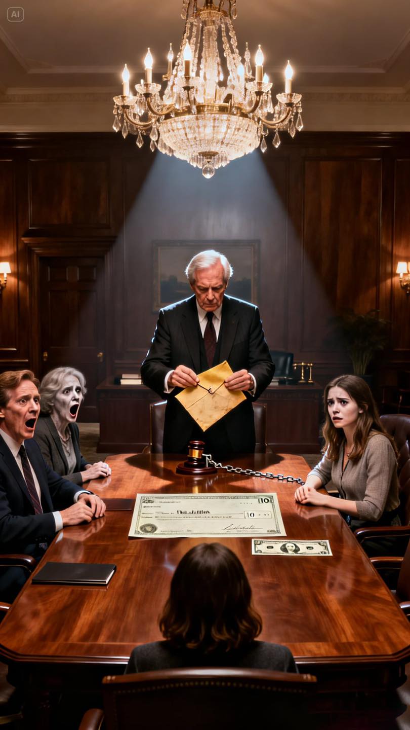 Podczas czytania testamentu rodzice wręczyli mojej siostrze czek na 10 milionów dolarów i powiedzieli mi, żebym „poszła i zarobiła na swój”. Wtedy prawnik otworzył zapieczętowaną kopertę od dziadka i wszystko się zmieniło.