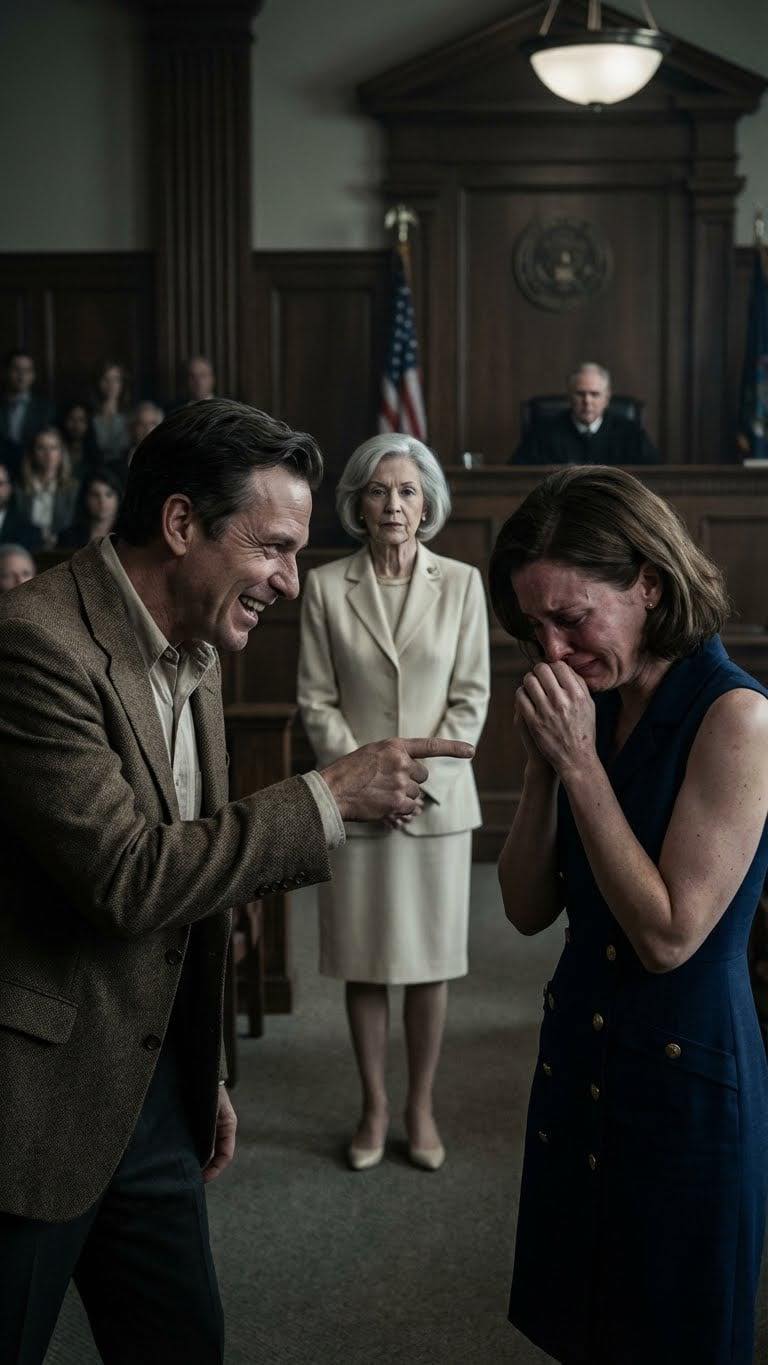 Podczas rozprawy rozwodowej mąż kpił ze mnie, że nie mam prawnika. Uśmiechnął się szyderczo: „Nie masz pieniędzy, żadnych znajomości. Do kogo zadzwonisz, żeby cię uratował, Grace?”. Był tak pewien, że jestem sama. Nie miał pojęcia, kim jest moja matka, dopóki nie weszła i nie uciszyła sali. Widziałam, jak uśmieszek na jego twarzy zmienia się w czyste przerażenie. Cały jego świat miał się za chwilę zawalić.