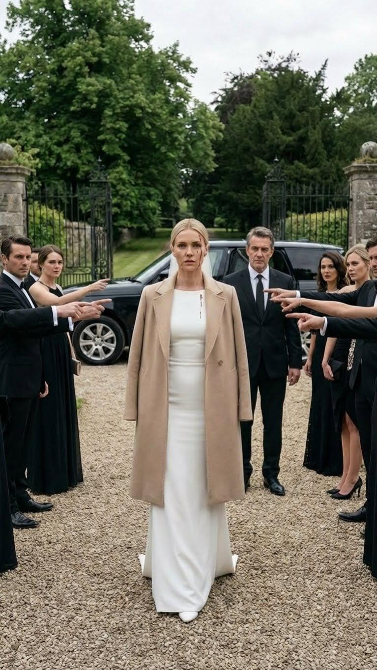 Spóźniłam się na ślub po pilnej operacji, wciąż odczuwając ból, gdy jego rodzina zablokowała bramę i krzyknęła: „Nasz syn ożenił się z kimś innym – odejdź!”. Nie wiedzieli, kto wysiada z czarnego SUV-a za mną.