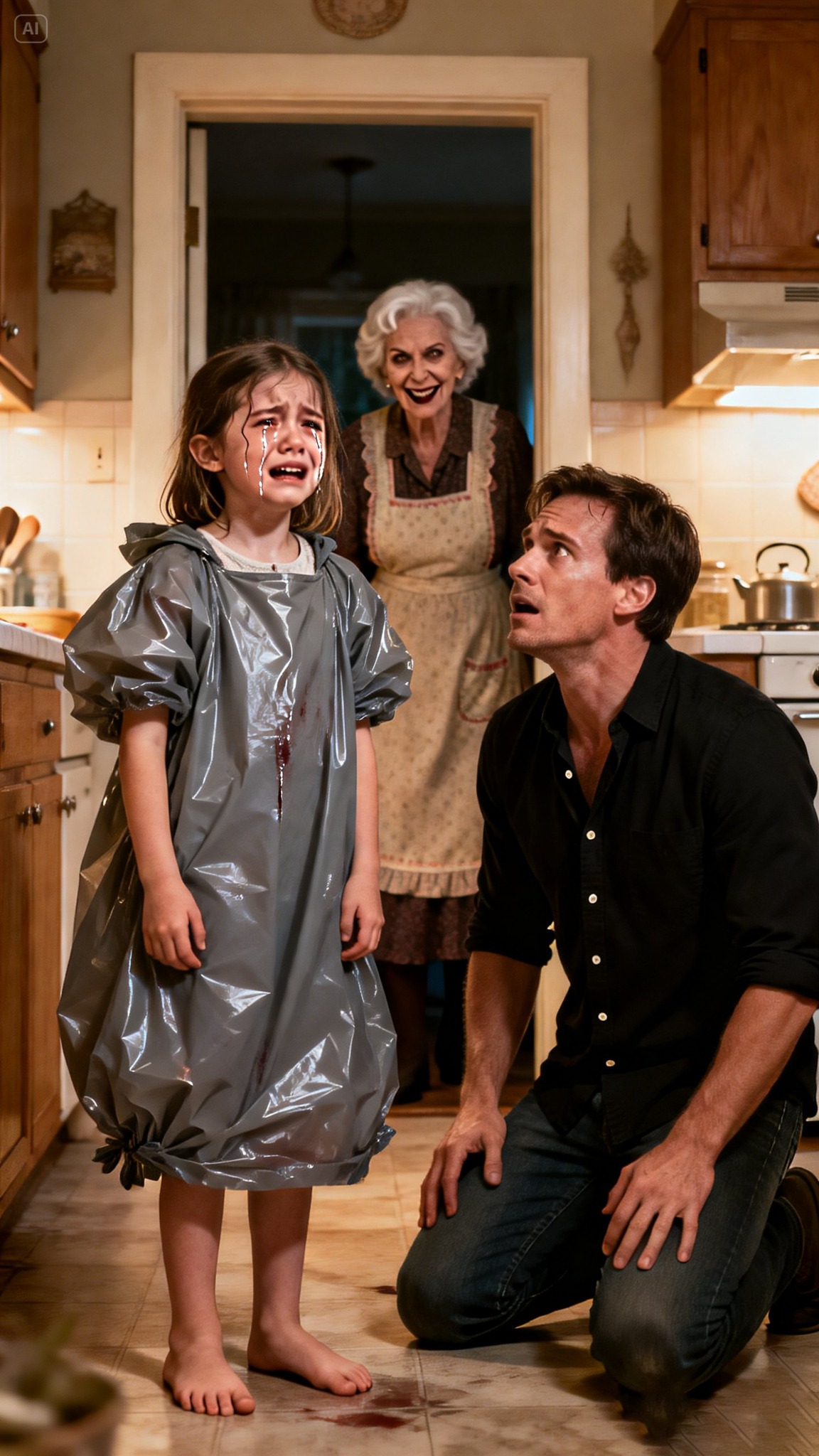 Moja siedmioletnia córka wróciła od babci po świętach i podniosła koszulkę. „Babcia powiedziała, że ​​jestem za gruba i kazała mi nosić to cały dzień”. To był worek na śmieci. Potem zauważyłam siniaki i czerwone ślady. To od paska. Nie zadzwoniłam na policję. Nie wysłałam im SMS-a. Po prostu wsiadłam do samochodu, pojechałam do teściowej i kiedy otworzyła drzwi, zrobiłam to.