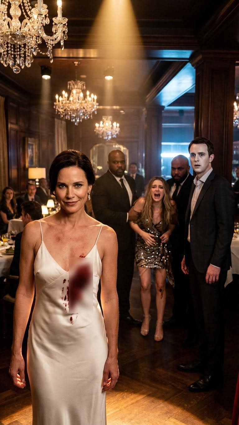 Nigdy nie powiedziałam kochance mojego męża, że ​​jestem właścicielką ośrodka, w którym próbowała mnie upokorzyć. Mój mąż zabrał ją na „naszą” rocznicową kolację, twierdząc, że jest klientką. Celowo wylała mi czerwone wino na sukienkę. „Ups, może pokojówki mają dla ciebie zapasowy uniform” – zaśmiała się. Pstryknęłam palcami. Dyrektor generalny pojawił się natychmiast z dwoma ochroniarzami. „Proszę pani?” – zapytał. „Ten gość niszczy posesję” – powiedziałam, wskazując na nią. „Wpisz ją na czarną listę w każdym hotelu, który posiadamy na świecie. Natychmiast”.