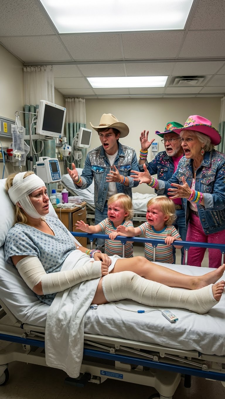 Moi rodzice odmówili opieki nad moimi bliźniakami, gdy byłam na ostrym dyżurze, mówiąc, że jestem „uciążliwa i ciężarem”, ponieważ mieli bilety na wizytę u Taylor Swift z moją siostrą. Więc zadzwoniłam po nianię ze szpitalnego łóżka, zerwałam wszelkie więzi rodzinne i przestałam udzielać im wsparcia finansowego. Dwa tygodnie później usłyszałam pukanie…