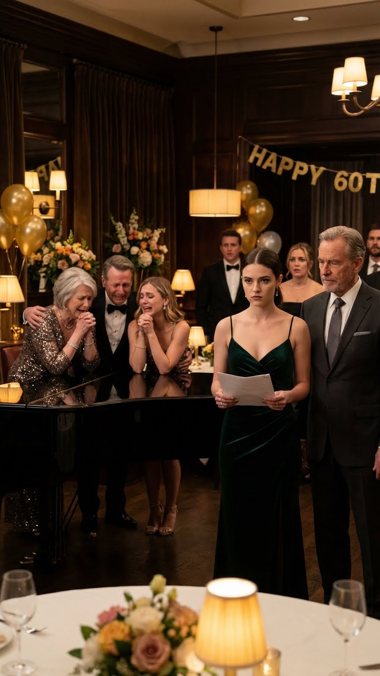 Moi rodzice sprzedali zabytkowy fortepian mojej umierającej babci – ten, który zostawiła tylko mnie – i za 95 000 dolarów kupili mojej siostrze mercedesa. „Mieszkasz w pudełku po butach, i tak by się nie zmieściło” – prychnął tata. Kiedy powiedziałem o tym babci w hospicjum, sięgnęła po telefon i wykonała jeden telefon. Myśleli, że jest zbyt słaba, żeby to zauważyć, ale babcia miała plan. Podczas 60. urodzin mojej mamy, obcy człowiek otworzył teczkę. „Masz 30 dni na zwrot 95 000 dolarów albo trafisz do więzienia”. Błaganie zaczęło się natychmiast…