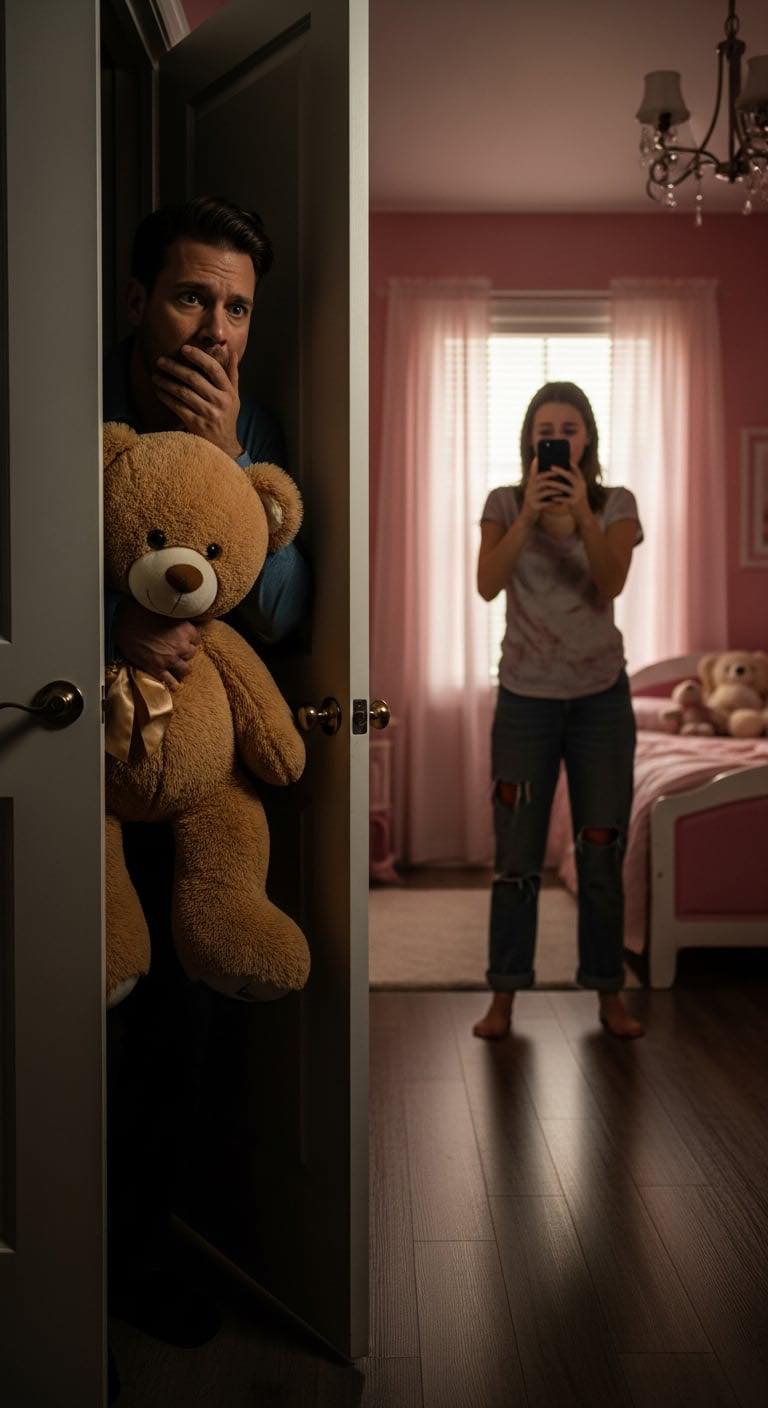 W urodziny córki schowałem się w szafie, żeby zrobić jej niespodziankę prezentami, ale żona weszła i zaczęła nagrywać filmik. To, co powiedziała, sprawiło, że ścisnęło mnie w żołądku.