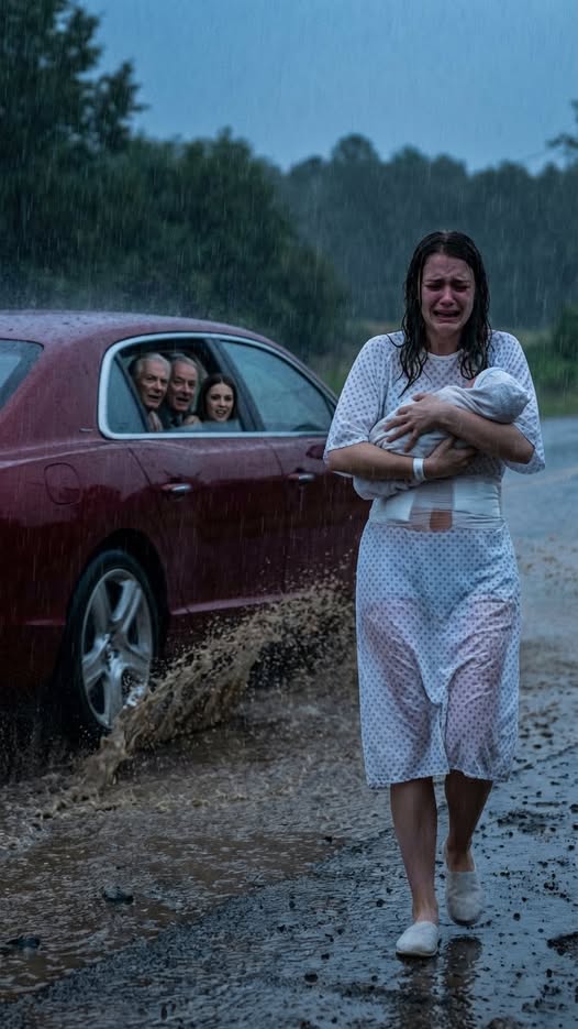 Moi rodzice zostawili mnie i moje nowonarodzone dziecko, byśmy szli pieszo 19 kilometrów do domu w ulewnym deszczu, po tym jak odmówili nam podwiezienia ze szpitala. Mama roześmiała się i powiedziała: „Może burza zmyje z was tę bezużyteczność”. Wciąż krwawiłam po porodzie i ledwo trzymałam na nogach moje nowonarodzone dziecko w zimnie. Kiedy błagałam ich, żeby chociaż je zabrali, tata odjechał, ochlapując nas błotem. Ja…