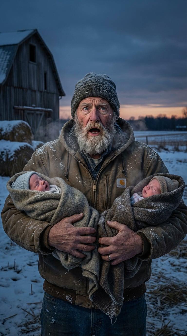 Porzucone niemowlęta znalezione na farmie: poranek pewnego rolnika zamienia się w cud.