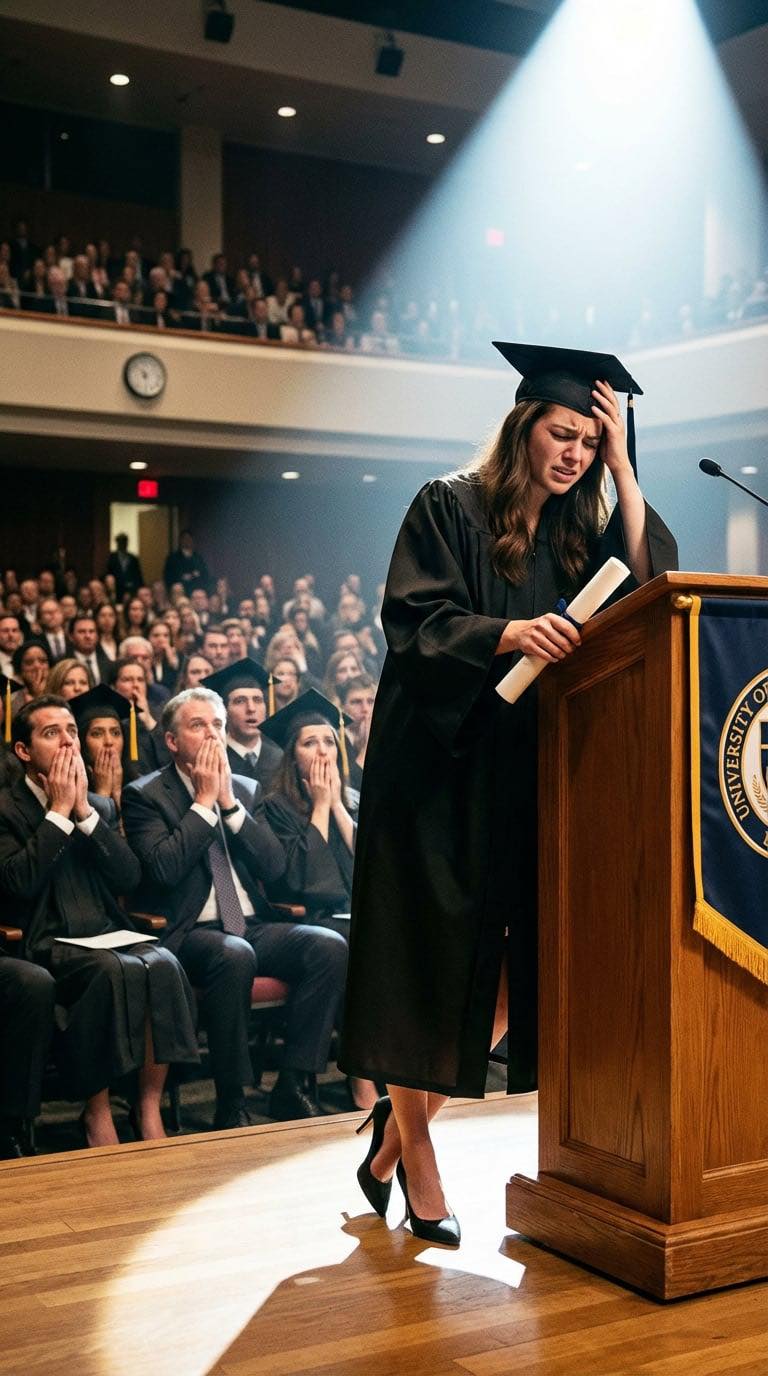 Nigdy nie powiedziałam rodzicom, że „ból głowy”, który miałam od tygodni, to w rzeczywistości guz mózgu. Byli zbyt zajęci planowaniem podróży zaręczynowej mojej siostry-złotego dziecka do Paryża, żeby to zauważyć. Zemdlałam na scenie podczas przemówienia na zakończenie roku, a podium było moim jedynym wsparciem. Kiedy obudziłam się po operacji, mój telefon był zasypany zdjęciami, na których piją wino pod Wieżą Eiffla, z podpisem „#NoDrama”. Nie płakałam. Otworzyłam tajny fundusz powierniczy, który zostawiła mi babcia – dostępny tylko po ukończeniu studiów – i kupiłam dom w Bostonie. Kiedy wrócili, błagając o pieniądze po tym, jak narzeczony mojej siostry ją rzucił, wręczyłam im rachunek za pobyt w szpitalu. „Babcia zapłaciła za moją wolność” – powiedziałam. „Radź sobie sama”.