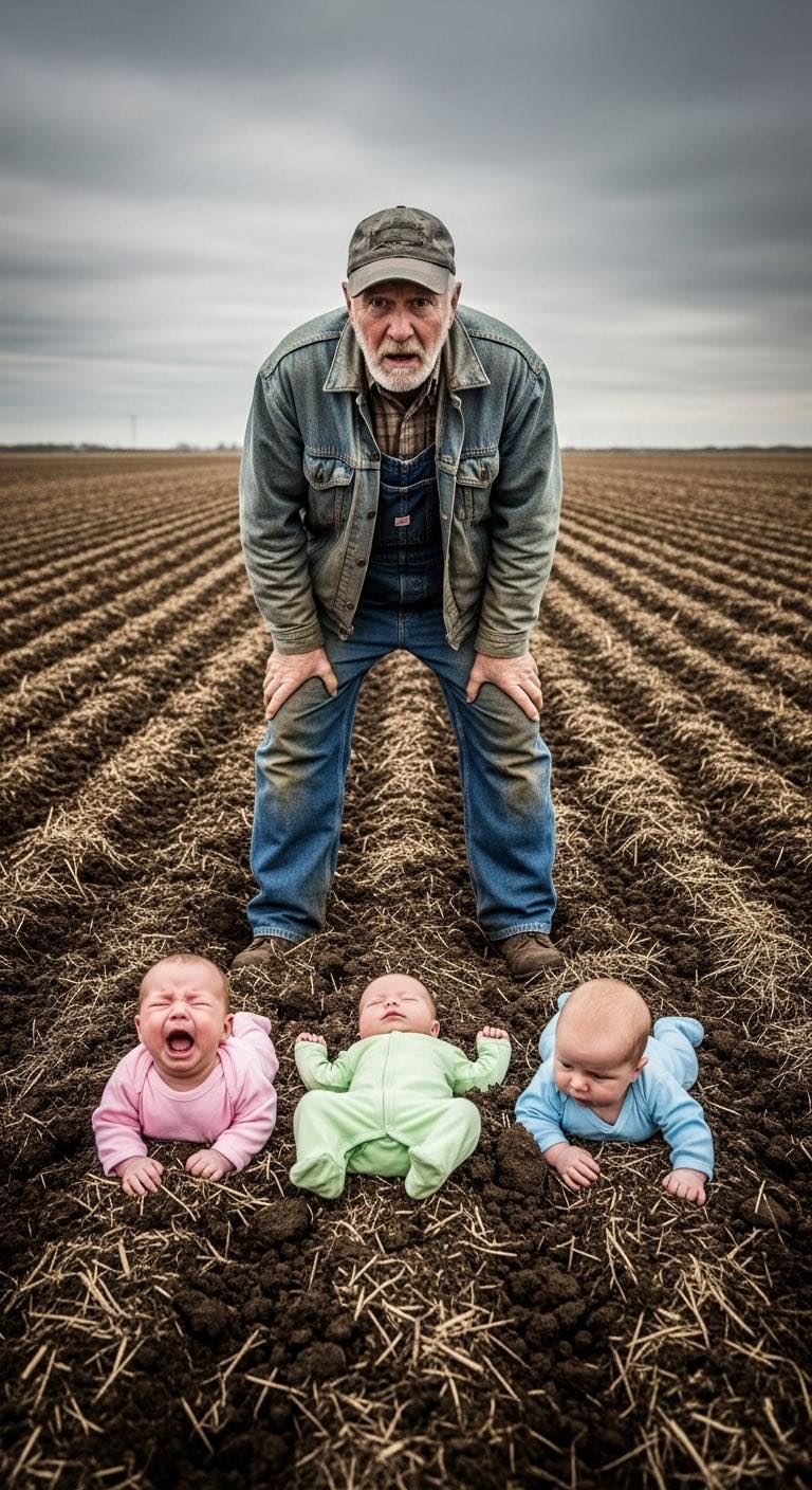 Porzucone niemowlęta znalezione na farmie: poranek pewnego rolnika zamienia się w cud.