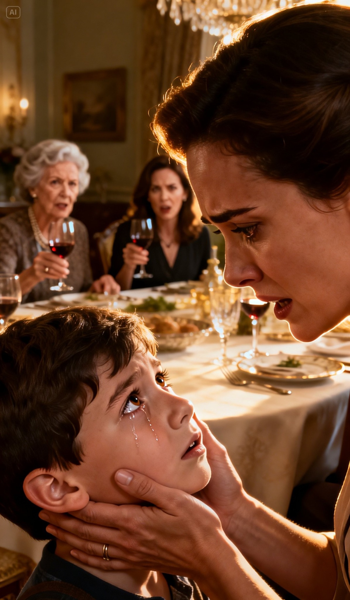 Mój pięcioletni syn podszedł do mnie ze łzami w oczach i powiedział: „Śmiali się z mojego jąkania”. Początkowo nic nie powiedziałem. Wziąłem syna za rękę, poszedłem do salonu i powiedziałem coś, co sprawiło, że moja siostra zbladła, a mama zamilkła.