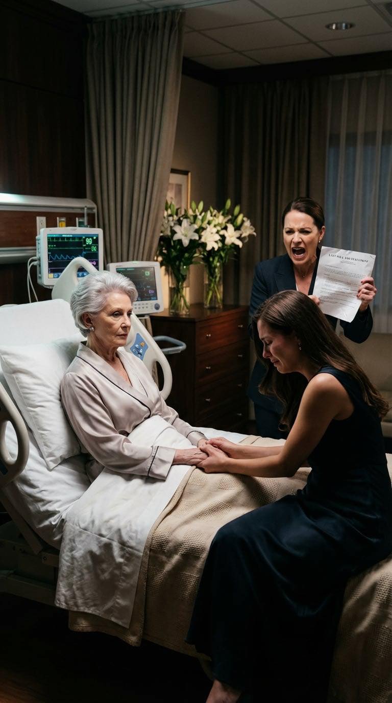 Podczas gdy leżałem sparaliżowany w szpitalu, moja najstarsza córka roztrwoniła moje 88 tysięcy dolarów oszczędności na „start-up”. Moja najmłodsza płakała za mną, ale powiedziałem jej z uśmiechem: „Daj jej to”. Najstarsza naśmiewała się ze mnie, myśląc, że jestem niedołężny. Nie wiedziała, że ​​w testamencie jest „klauzula chciwości”. Dostała swoje 88 tysięcy dolarów, ale właśnie straciła imperium.