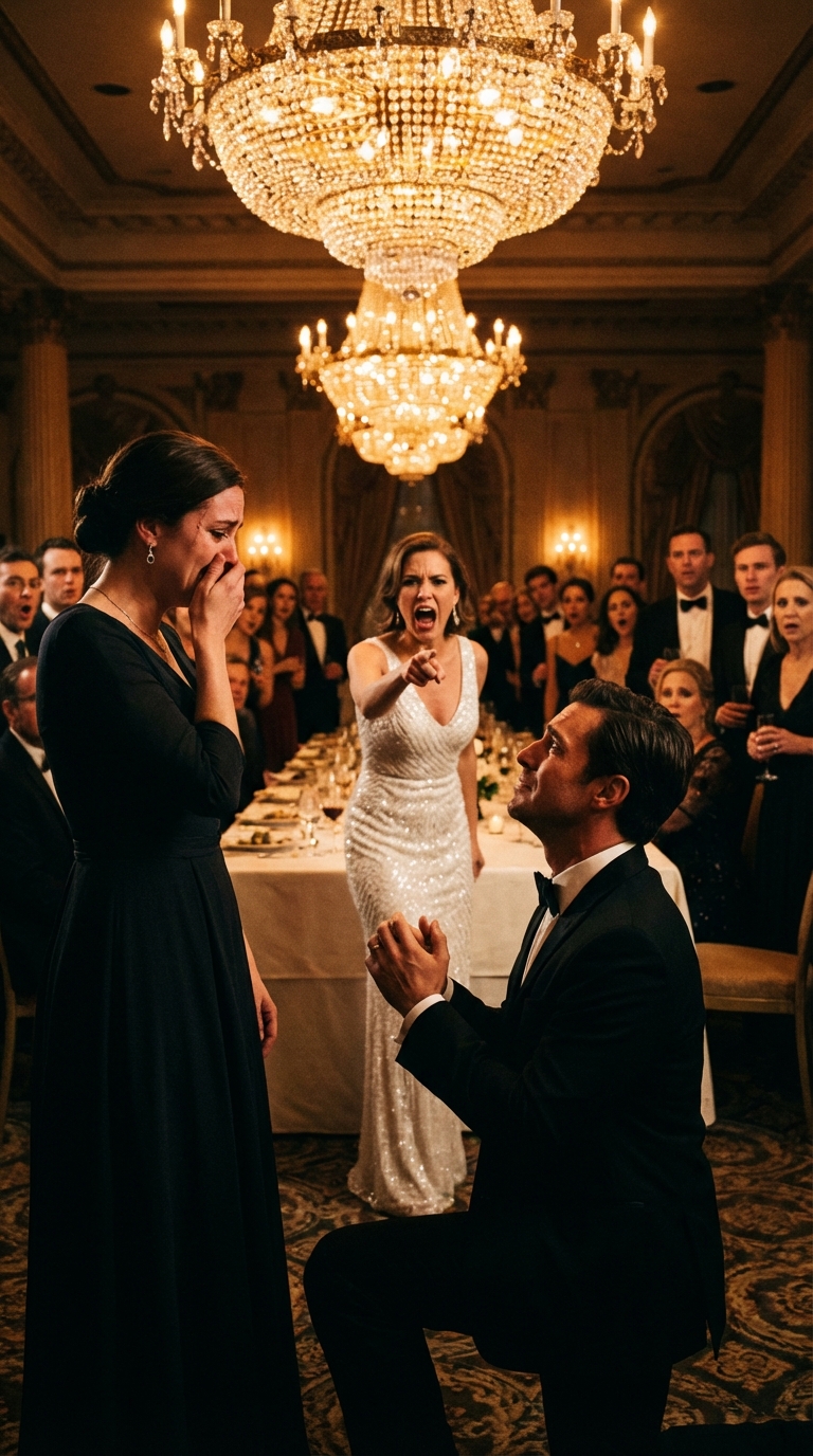 Na kolacji zaręczynowej mojej kuzynki roześmiała się: „Mam nadzieję, że nigdy nie skończę jak ona – singielka z dzieckiem”. Sala wybuchnęła śmiechem. Mój wujek powiedział: „Mężczyźni nie chcą używanych rzeczy”. Nawet moja mama się zaśmiała. Potem pan młody wstał, podszedł do mnie i powiedział: „Myślę, że powinni coś wiedzieć”. W sali zapadła cisza.