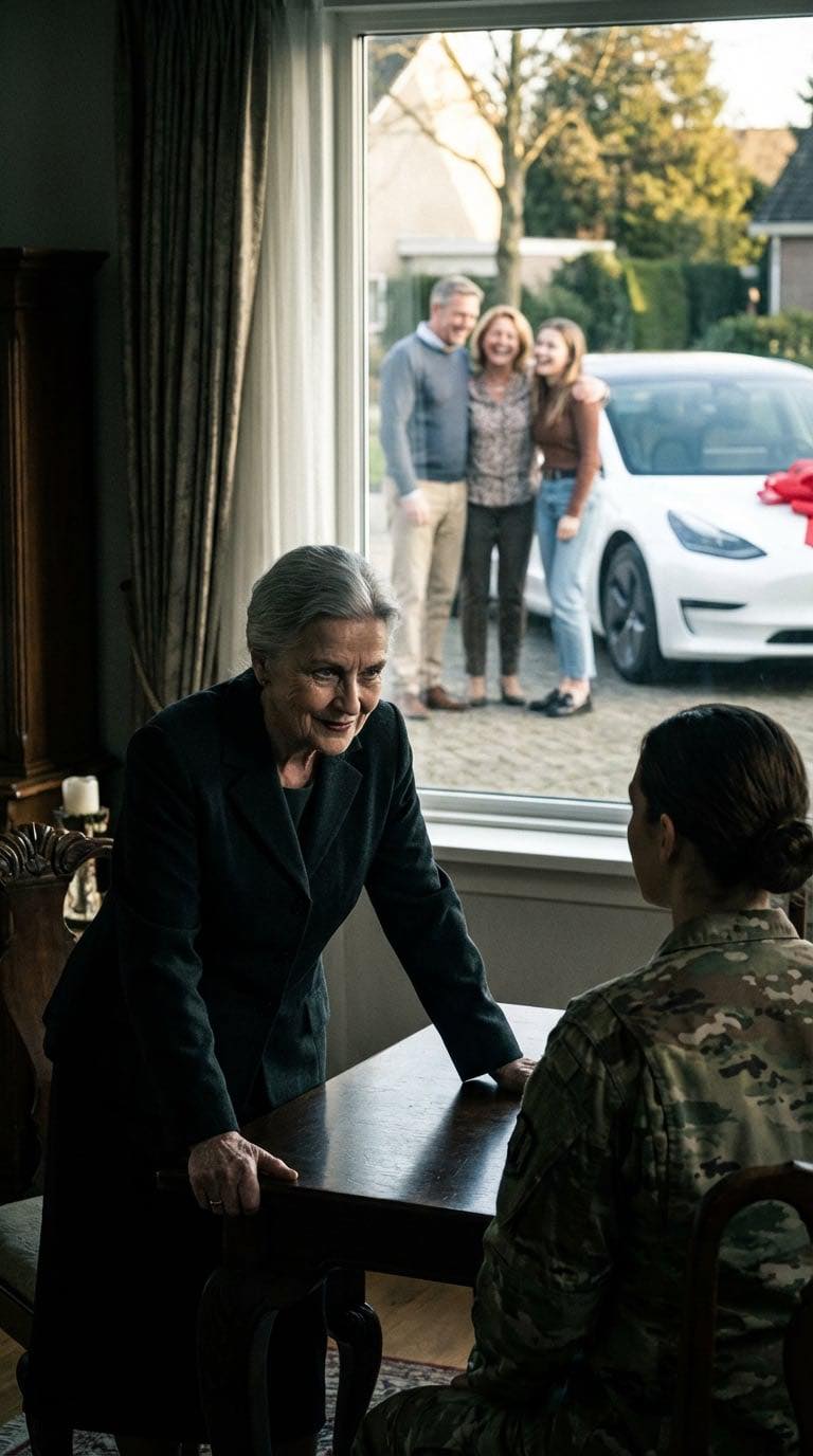 Moi rodzice po cichu sprzedali wojskową pamiątkę mojego dziadka – był generałem – tę, którą zostawił mi przed śmiercią. Zarobili prawie 90 000 dolarów i kupili mojej siostrze Teslę. Kiedy babcia się o tym dowiedziała, nie płakała. Uśmiechnęła się i powiedziała: „Ta pamiątka…”. Moi rodzice zbladli.