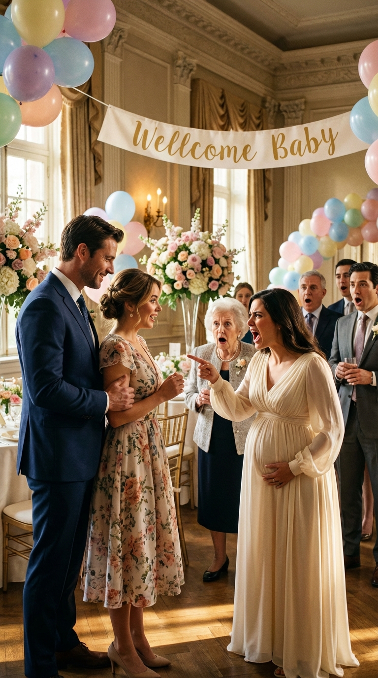 Na baby shower mojej siostry roześmiała się i zapytała: „Nadal singielka, kochanie?”. Mama dodała: „Becky rodzi swoje pierwsze dziecko!”. Milczałam. Wtedy mężczyzna trzymający dziecko powiedział: „Jestem mężem Carole”. Cała sala zamarła.