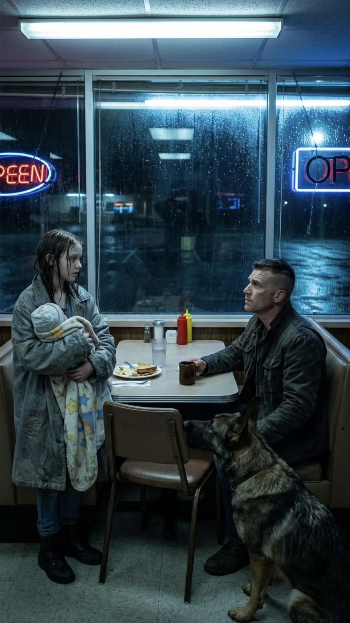 Kiedy miasto zalała powódź, żołnierz piechoty morskiej postawił dziecko ponad prawem i odkrył prawdę o zbawieniu.