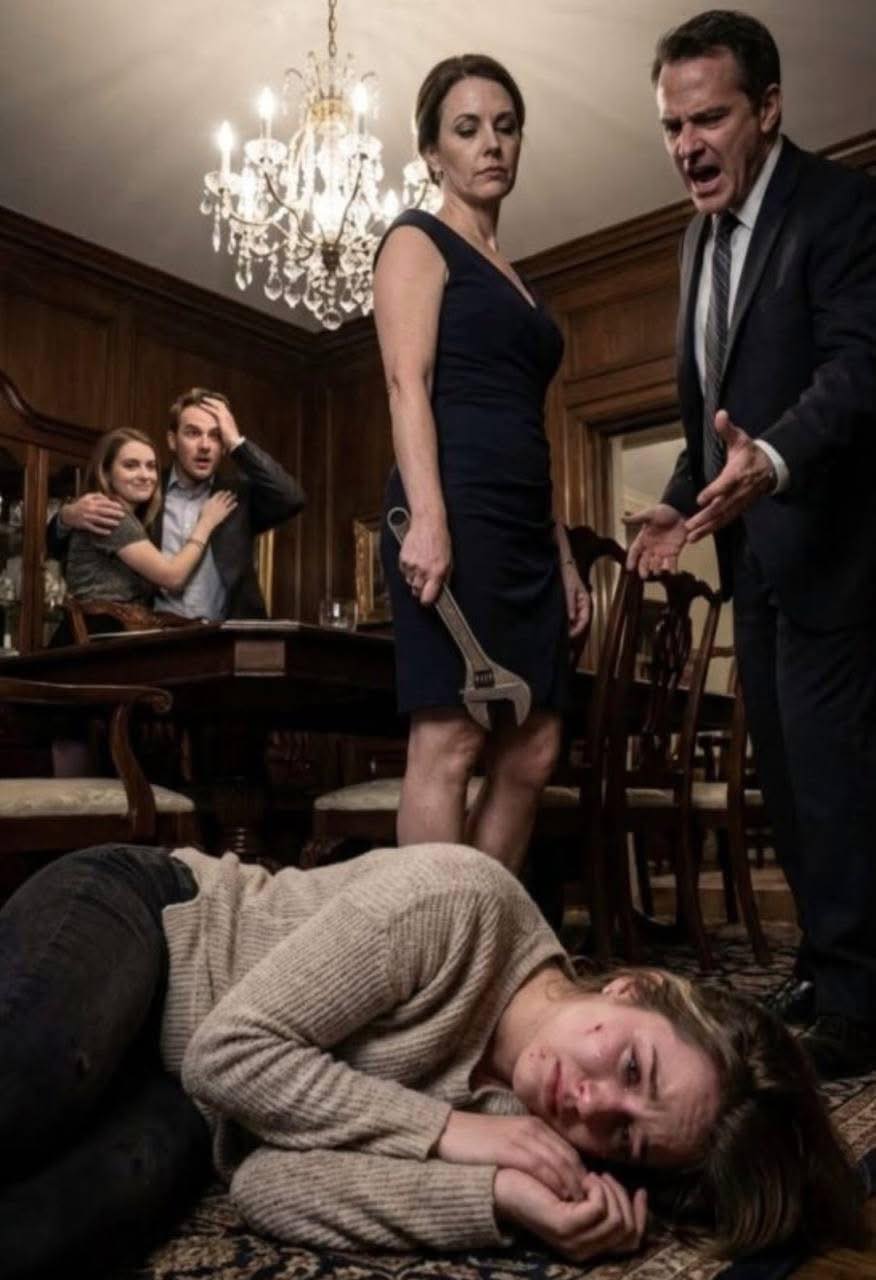 Na rodzinnym obiedzie moja siostra przedstawiła mi swojego chłopaka – i z jakiegoś powodu nie mogła oderwać ode mnie wzroku. Zapytała, czym się zajmuję. Odpowiedziałam. Wtedy mama uderzyła mnie w twarz kluczem francuskim, bo „odważyłam się być niegrzeczna”. Roześmiali się. „Przynajmniej teraz jesteś ładna” – zadrwiła siostra. „Jeden cios chyba nie wystarczył” – dodała. Mama rzuciła jej klucz francuski. „Ty jesteś następna”. Próbowałam się bronić. Ojciec złapał mnie za ramię. Wszystko pociemniało. Nadal uśmiechali się do chłopaka mojej siostry – jakbym była obiektem kiepskiego żartu. Potem ich twarze odpłynęły…