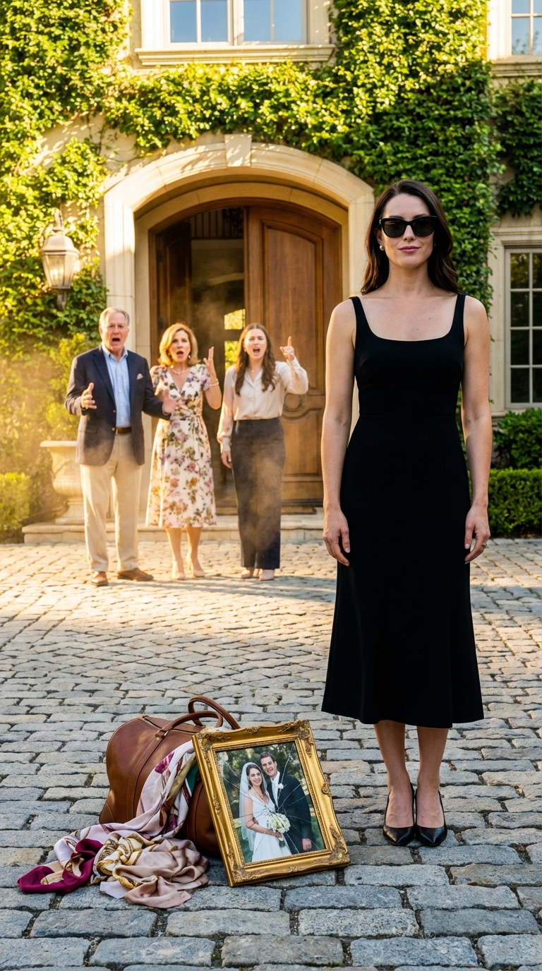 Dzień po pogrzebie mojego męża jego rodzina wyrzuciła mnie razem ze śmieciami, śmiejąc się, kiedy wychodziłam. Myśleli, że jestem biedną, bezradną wdową. Nie mieli pojęcia, że ​​mój mąż potajemnie zostawił mi fortunę wartą 500 milionów dolarów, a ja tylko czekałam na idealny moment, żeby ich zniszczyć…