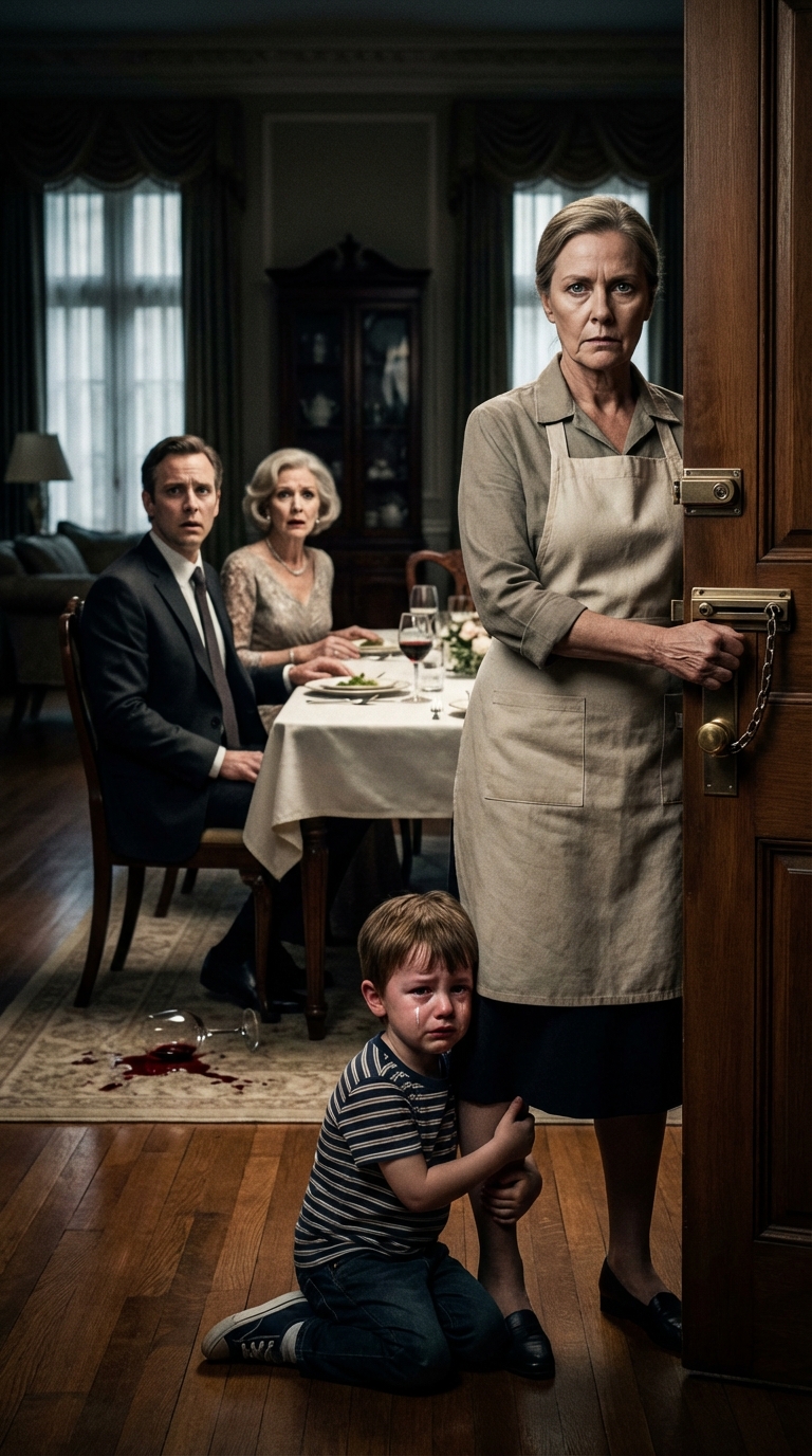 Nigdy nie powiedziałam zięciowi, że jestem emerytowanym śledczym wojskowym. Dla niego byłam po prostu „darmową opieką nad dziećmi”. Podczas obiadu jego matka kazała mi jeść na stojąco w kuchni, szydząc: „Służący nie siedzą z rodziną”. Milczałam. Potem znalazłam mojego czteroletniego wnuka zamkniętego w ciemnej szafie, bo „za głośno płakał”. Zięć uśmiechnął się złośliwie. „Musi się zahartować – tak jak jego słaba babcia”. Nie krzyczałam. Spokojnie zamknęłam wszystkie drzwi, poprosiłam wszystkich, żeby usiedli… a to, co się potem wydarzyło, sprawiło, że nie mogli usiedzieć na swoich miejscach.