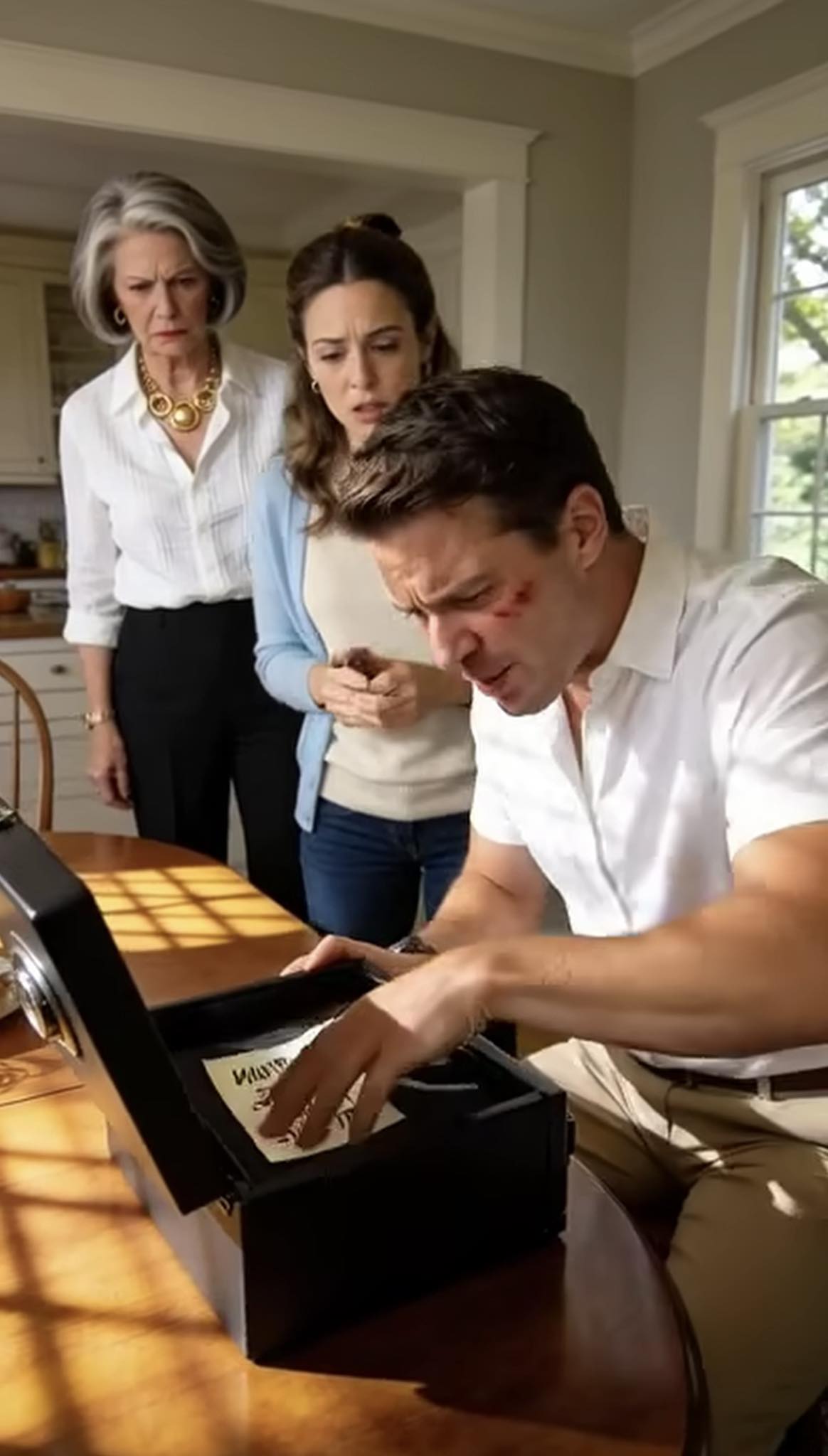 Nazwał to „inwestycją rodzinną” i zażądał, aby oddała pudełko, które przechowywała przez lata.