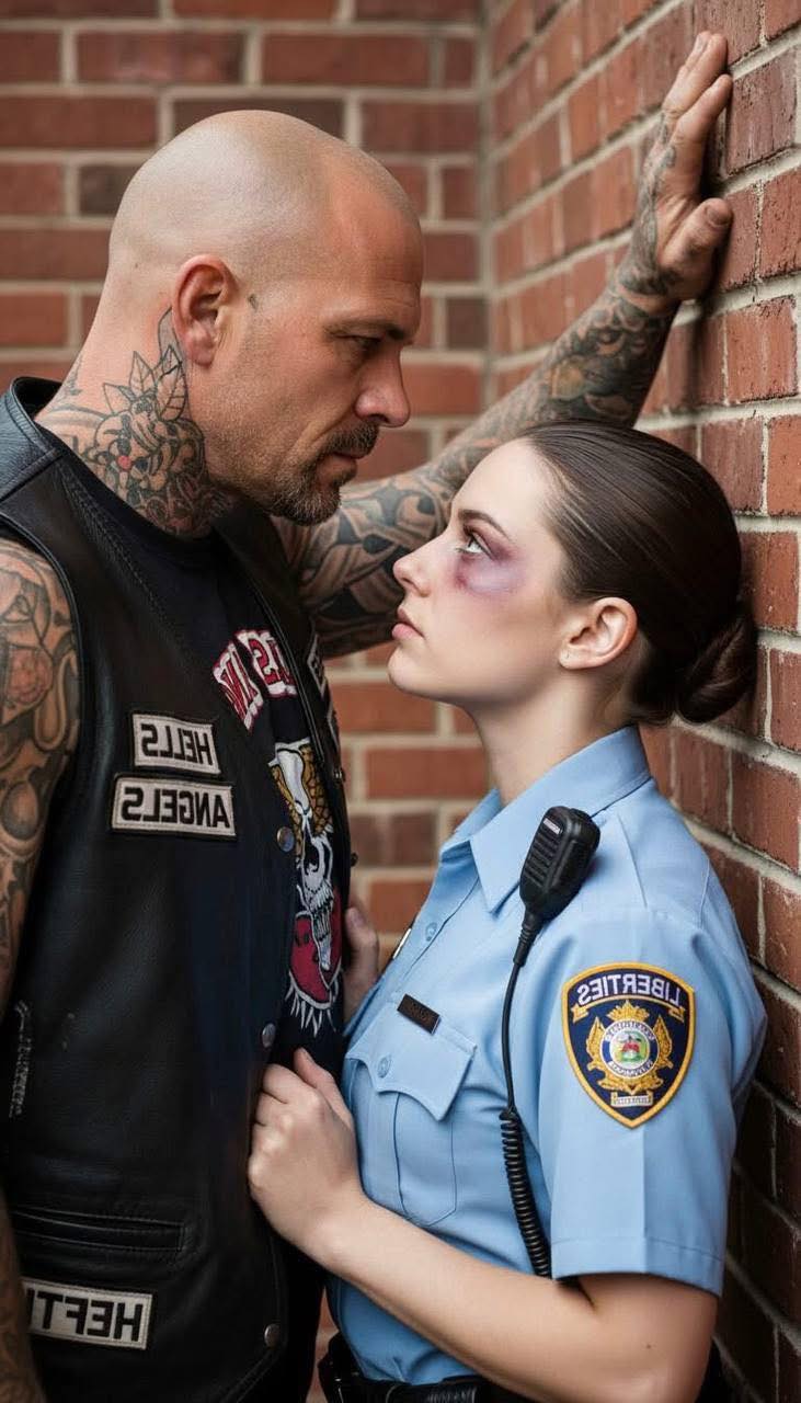 Anioł Piekieł znalazł umierającą policjantkę w deszczu — około 50 motocyklistów przybyło i zszokowało miasto