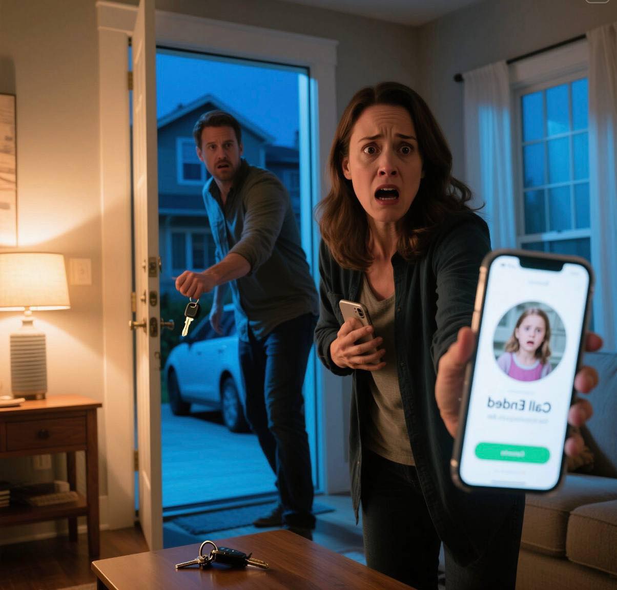 Moja ośmioletnia córka była u mojej siostry, gdy nagle zadzwonił telefon.