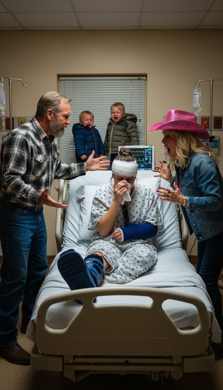 Moi rodzice ignorowali moje pilne telefony ze szpitala, bo moja siostra miała atak paniki z powodu kolorów farb. Poprosiłem więc prawnika, żeby odwiedził mnie na OIOM-ie – i kiedy w końcu się pojawili, poznali prawdziwy koszt swojego zaniedbania.