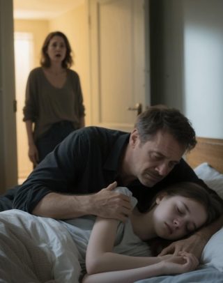 Mój mąż każdej nocy spał w pokoju naszej córki, a ja potajemnie umieściłam kamerę… i to, co zobaczyłam, wprawiło mnie w przerażenie.