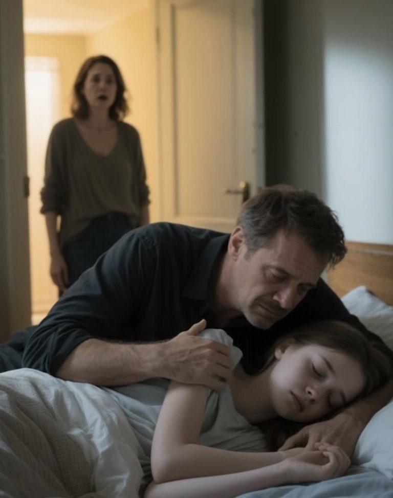 Mój mąż każdej nocy spał w pokoju naszej córki, a ja potajemnie umieściłam kamerę… i to, co zobaczyłam, wprawiło mnie w przerażenie.