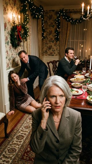 Mój zięć uderzył moją córkę w Boże Narodzenie, a jego brat uśmiechnął się i powiedział: „W końcu ktoś musiał ją nauczyć milczeć”. Wyciągnąłem telefon i zadzwoniłem pod numer, którego nie używałem od 15 lat. Nie mieli pojęcia, co właśnie wywołałem. Dwadzieścia minut później zadzwonił dzwonek do drzwi.