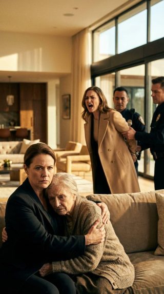 Moja córka przyjechała i zastała mnie siedzącą w ciemności. „Mamo, dlaczego nie ma jedzenia? Dostajesz 8000 dolarów emerytury co miesiąc!”. Nagle pojawiła się moja synowa i z zadowoleniem oznajmiła: „Kontroluję każdego dolara, który ona otrzymuje!”. Moja córka zdjęła kolczyki… i zrobiła coś, co odebrało jej mowę.