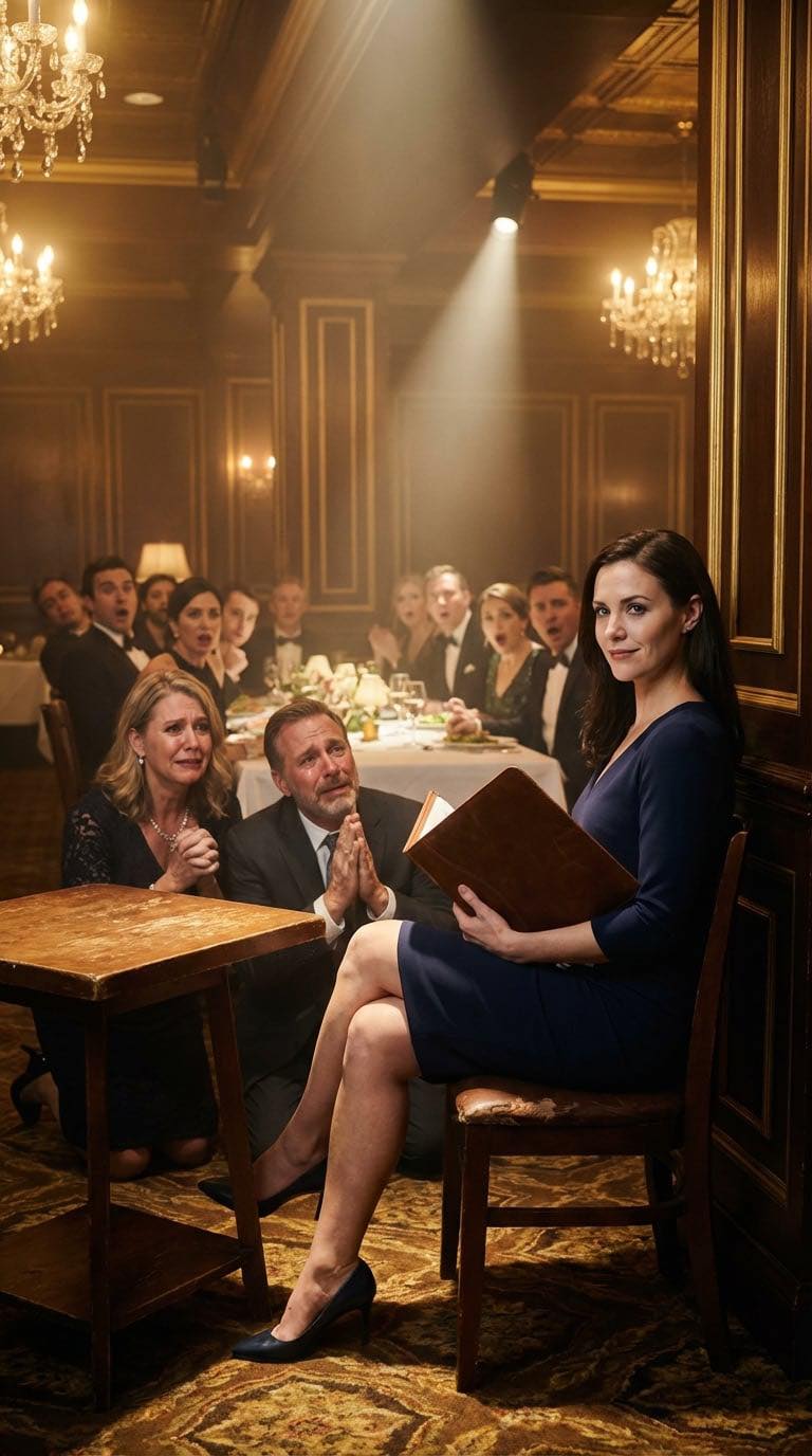 W restauracji mama oznajmiła wszystkim: „Annabel, znajdźcie sobie inny stolik. Ten jest dla rodziny, a nie dla adoptowanych dziewczynek”. Wszyscy się roześmiali i zgodzili. Potem policzyli mi 3270 dolarów za kolację dla wszystkich. Uśmiechnęłam się, wzięłam łyk i skromnie zapłaciłam rachunek. Ale wtedy usłyszałam głos: „Chwileczkę, proszę”.