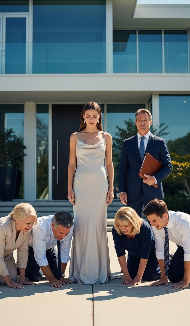 Po 10 latach wykluczenia z rodzinnych spotkań, nagle pojawili się w moim nowym, luksusowym domu. Kiedy otworzyłam drzwi i spokojnie powiedziałam, ich twarze zbladły…