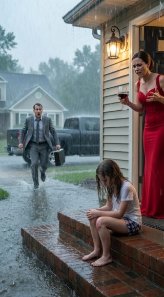 Macocha chwyciła mnie za włosy i zamknęła na zewnątrz w 38-stopniowym deszczu za stłuczony talerz. Potem ojciec wjechał na podjazd. Pokazałam mu krwawiącą skórę głowy. Słowa, które wypowiedział, były zimniejsze niż burza: „Przestań dramatyzować i przeproś”. Nie wiedział, że skończyłam płakać.