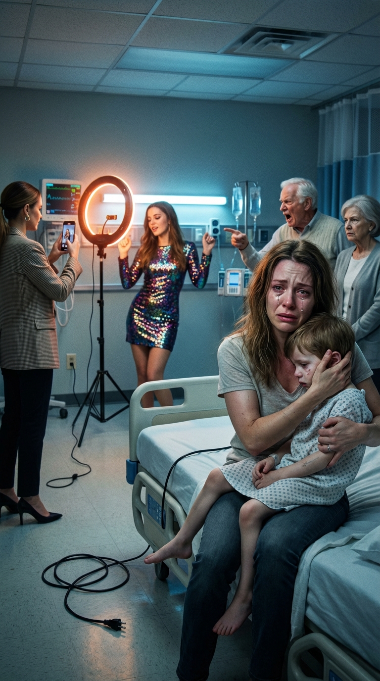 Moi rodzice odłączyli monitor tlenu mojego wcześniaka, żeby naładować telefon mojej siostrzenicy. „Musi wrzucić swojego TikToka – to pikanie może poczekać” – krzyknęła mama. Włączyły się alarmy, a moje dziecko zrobiło się niebieskie. Tata mruknął: „Słabe istoty i tak nie zasługują na życie”. Próbowałam podłączyć go z powrotem, ale siostra złapała mnie za rękę i powiedziała: „Nie psuj jej chwili”. Nie krzyczałam. Zadzwoniłam do kogoś, kto mógłby zniszczyć jej świat.