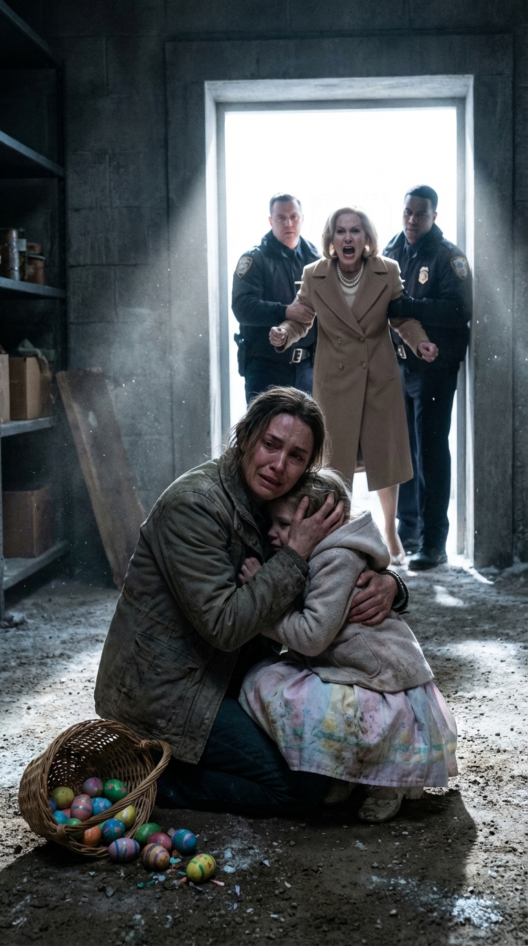 Wróciłam do domu na Wielkanoc i zastałam moją ośmioletnią córkę zamkniętą w ciemnym, lodowatym schowku. „Nie chciała dzielić się zabawkami brata, więc dałam jej nauczkę!” – krzyknęła mama. Kiedy w końcu wyważyłam drzwi, moja mała córeczka wtuliła się w moje ramiona, trzęsąc się i szlochając. Mama prychnęła: „Przestań udawać, niewdzięczny bachorze!”. Ale dwa dni później to ona klęczała i błagała.