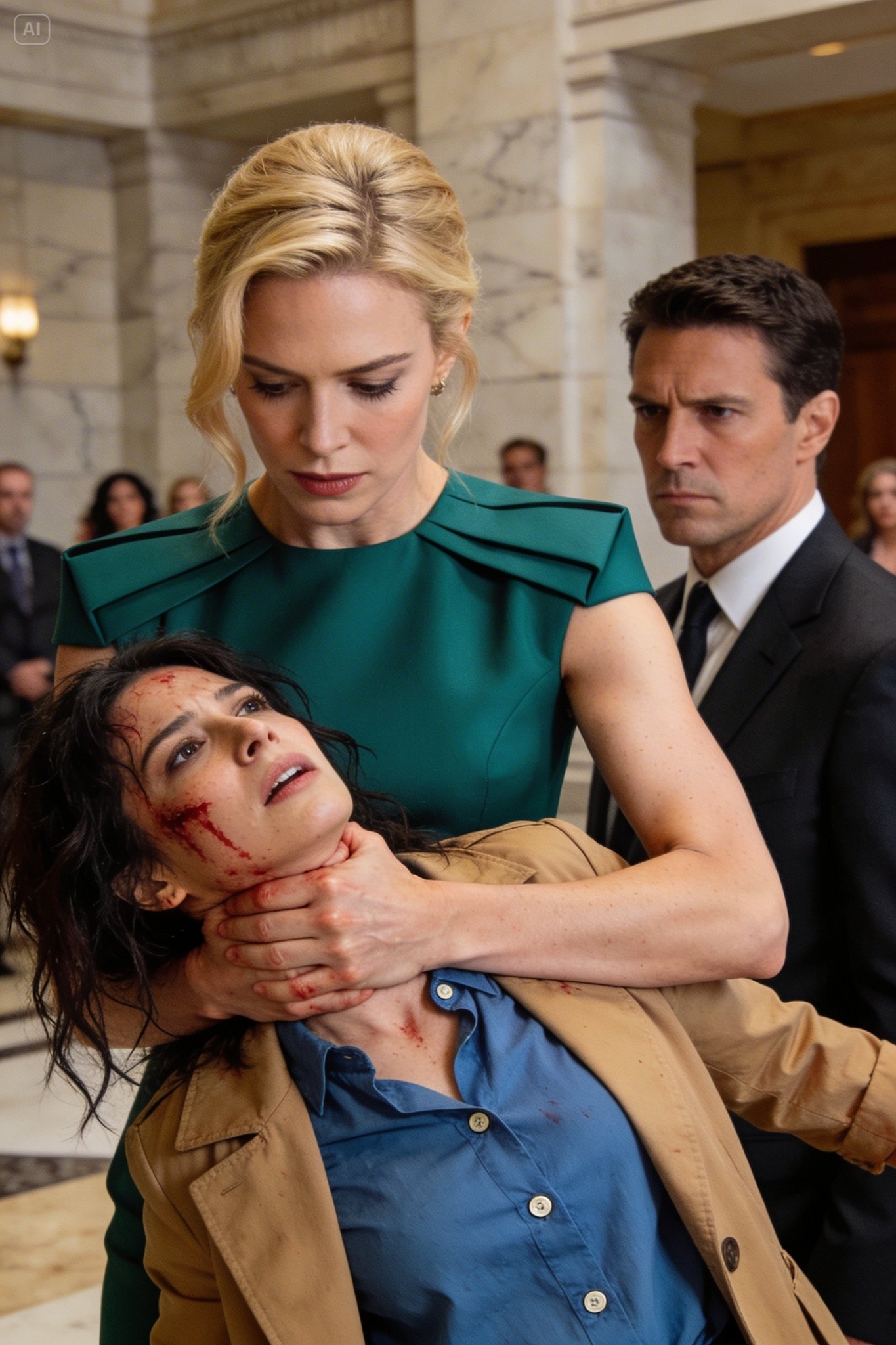 Kochanka mojego męża uderzyła mnie przed salą sądową. Nie płakałam, nie krzyczałam…