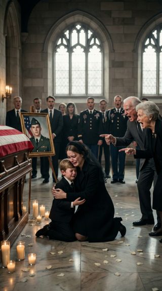 Moi teściowie zaatakowali mojego 6-letniego syna na pogrzebie jego ojca, nazwali go „śmieciem” i nas wyrzucili. Nie krzyczałam. Uśmiechnęłam się tylko, gdy wszedł prawnik ds. spadków. Kiedy prawnik otworzył tajny testament mojego zmarłego męża, ogarnęła ich panika. Krew odpłynęła im z twarzy, gdy zdali sobie sprawę, że „śmieci”, które właśnie wyrzucili, to…