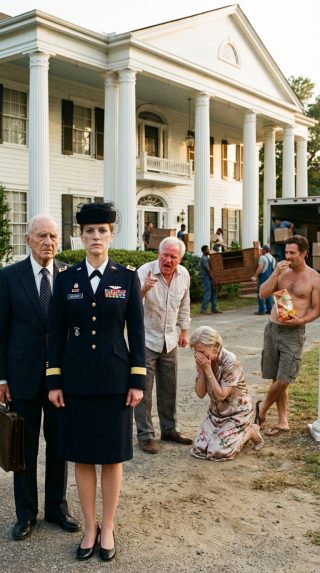 Rankiem po pogrzebie mojego męża żołnierza wróciłam do domu i zastałam teściów wymieniających zamki. „Tylko dla rodziny. Twój czas tutaj dobiegł końca!” – oznajmił chłodno jego ojciec. Stałam nieruchomo, gdy pakowali moje rzeczy do pudeł, po czym spojrzałam mu prosto w oczy i powiedziałam: „Zapomniałeś o jednym…”