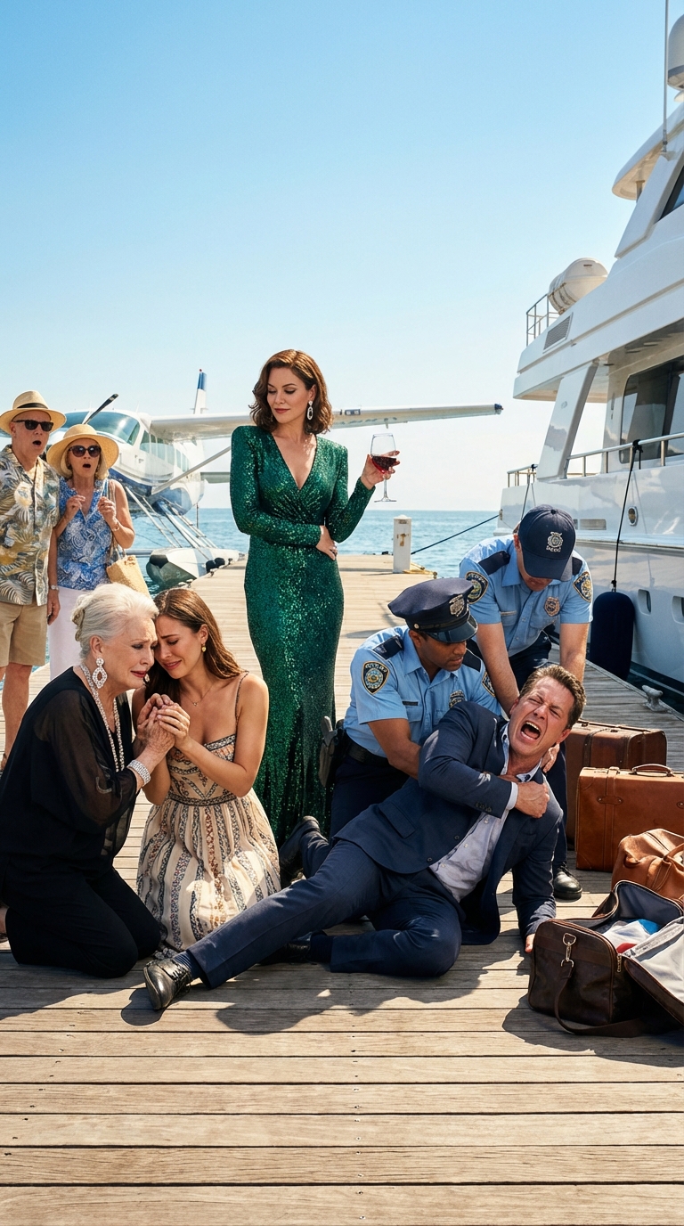 Zarezerwowałam wakacje na prywatnej wyspie za 150 000 dolarów na naszą rocznicę. Mój mąż zaprosił swoich rodziców i byłą dziewczynę. „Zajmij się gotowaniem i sprzątaniem, a my będziemy się cieszyć plażą” – nakazał. Jego matka prychnęła: „To najmniej, co możesz zrobić dla pieniędzy mojego syna”. Uśmiechnęłam się, anulowałam całą rezerwację przez telefon i zostawiłam ich na pustym molo.