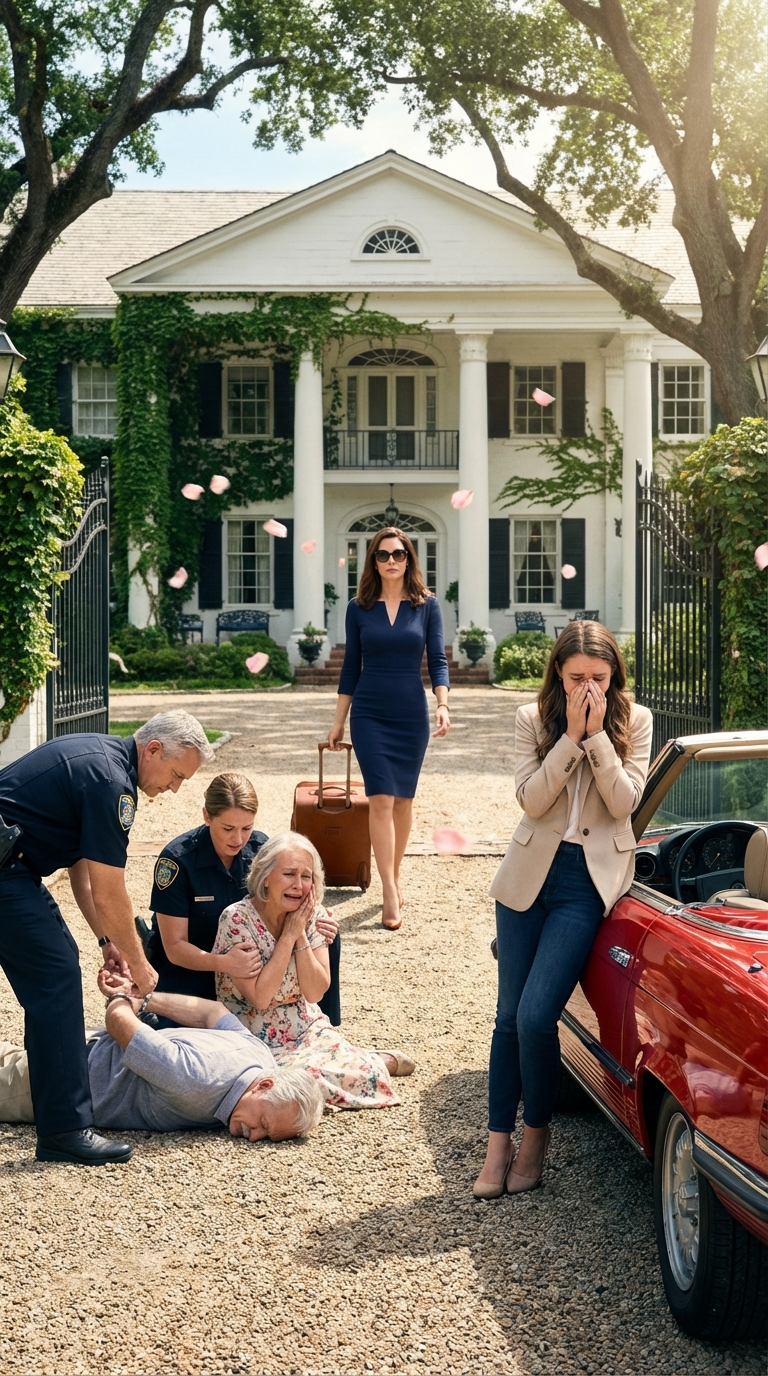 Patrzyłem, jak moja siostra chwali się samochodem sportowym kupionym za moje oszczędności, a kiedy poprosiłem o zwrot karty bankowej, matka mnie uderzyła. „Twoje pieniądze należą do tej rodziny!” – warknął ojciec, gdy opróżniali moje konto, żeby zapłacić za jej wymarzony ślub. Milczałem – aż do wielkiego dnia, kiedy wręczyłem im kopertę i wyszeptałem: „Policja czeka na zewnątrz”. To, co wydarzyło się później, zniszczyło wszystko.