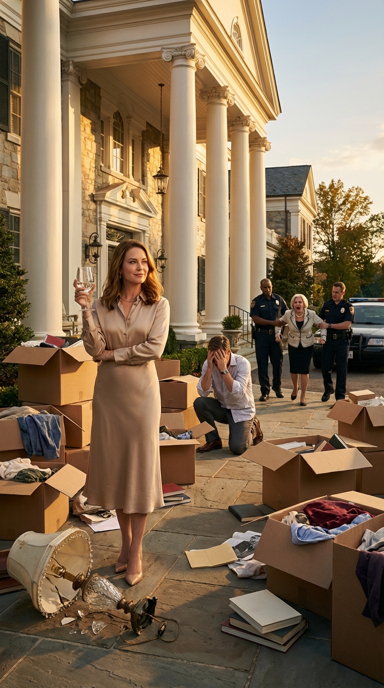 48 godzin przed moim ślubem moja przyszła teściowa pojawiła się z furgonetką U-Haul i 15 kartonami. „Sprzedałam dom” – uśmiechnęła się, zrzucając swoje graty na moje drewniane podłogi. „Wprowadzam się”. Mój narzeczony, wpędzając mnie w poczucie winy, zmusił mnie, żebym pozwoliła jej zostać. Ale kiedy rozpakowywali jej okropną lampę, znalazłam ukryte wyciągi bankowe. Postawiłam więc narzeczonemu ultimatum…